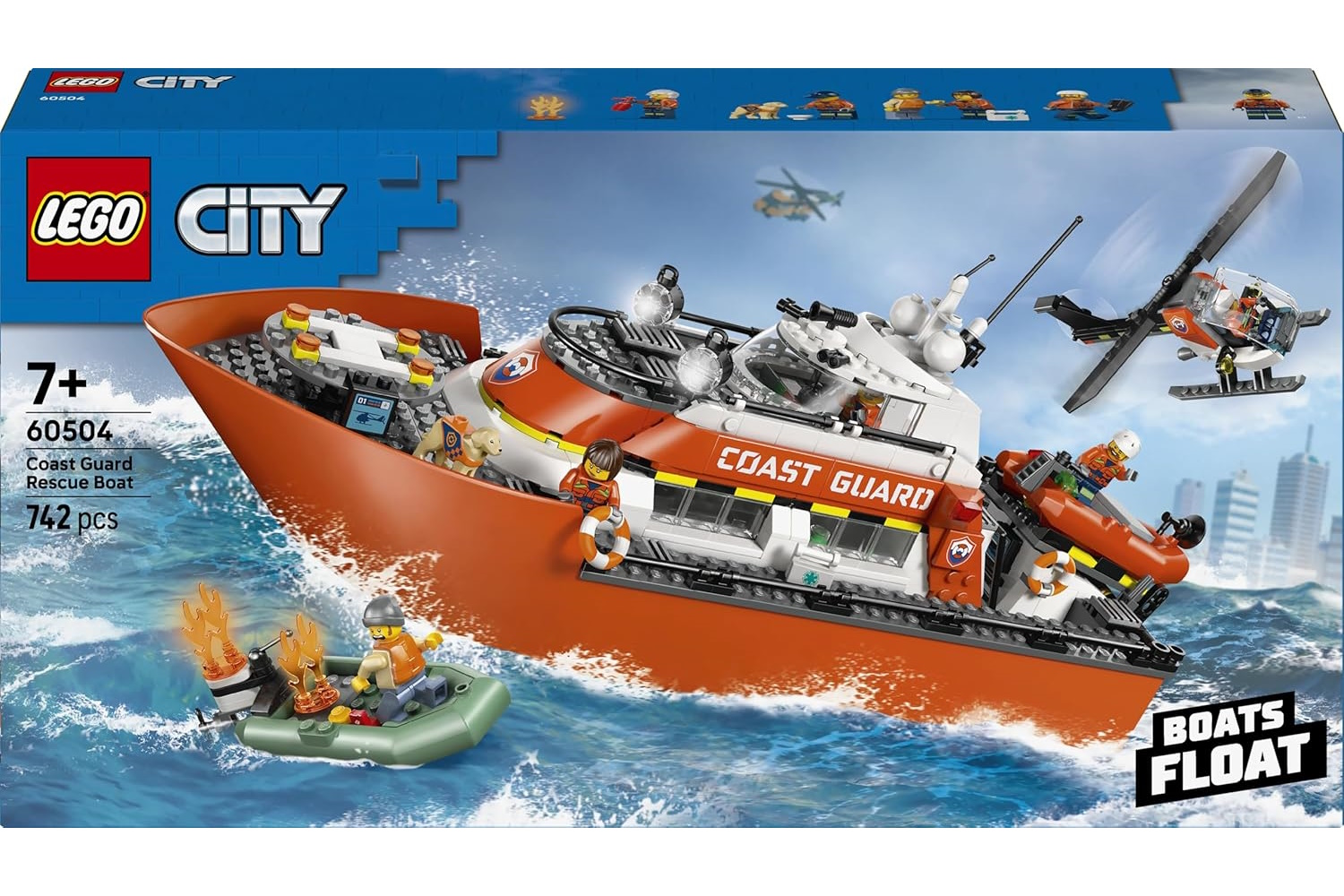 Конструктор LEGO City Спасательный корабль 742 дет. - фото 8