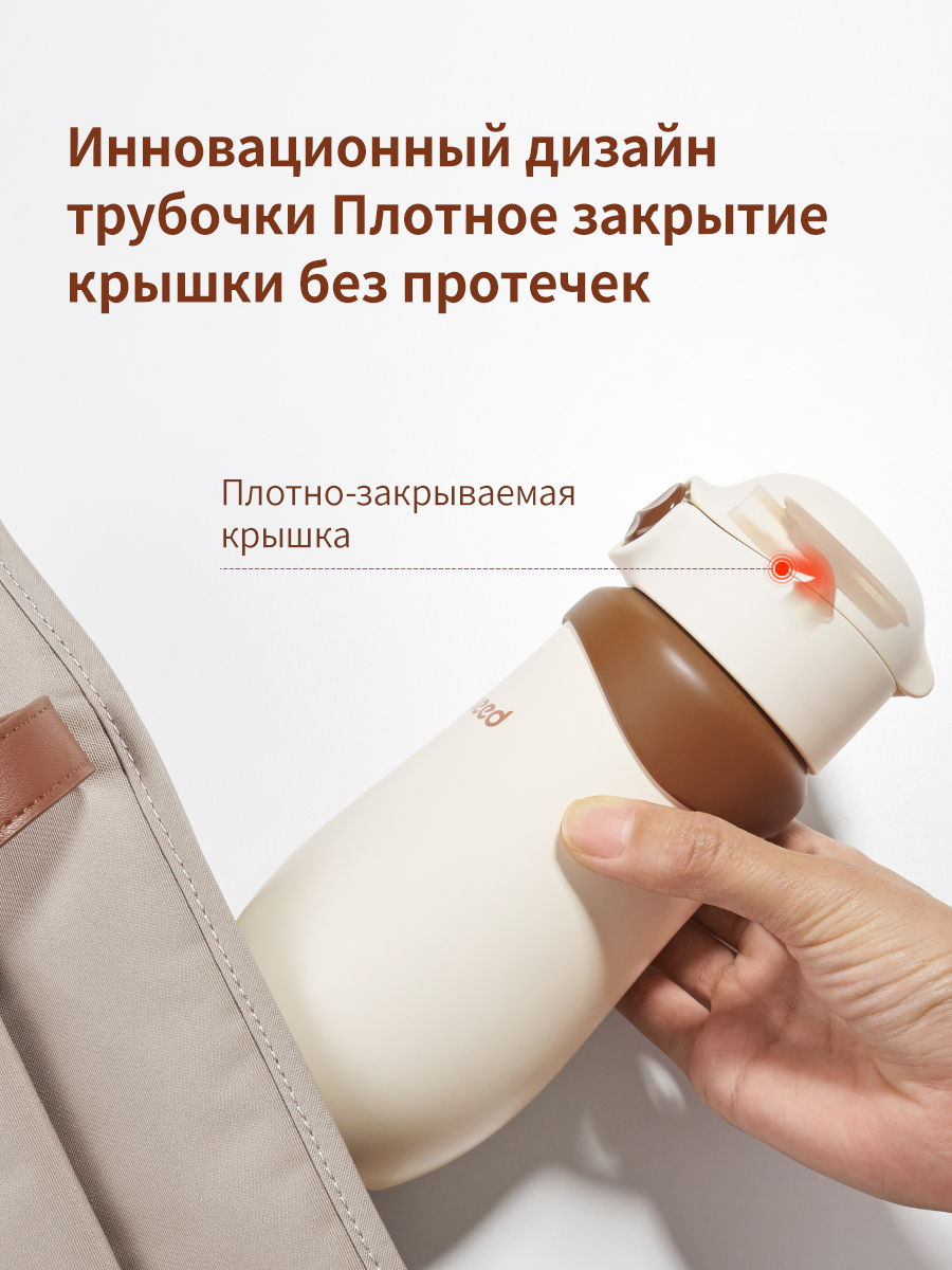 Термокружка thyseed желтая - фото 13