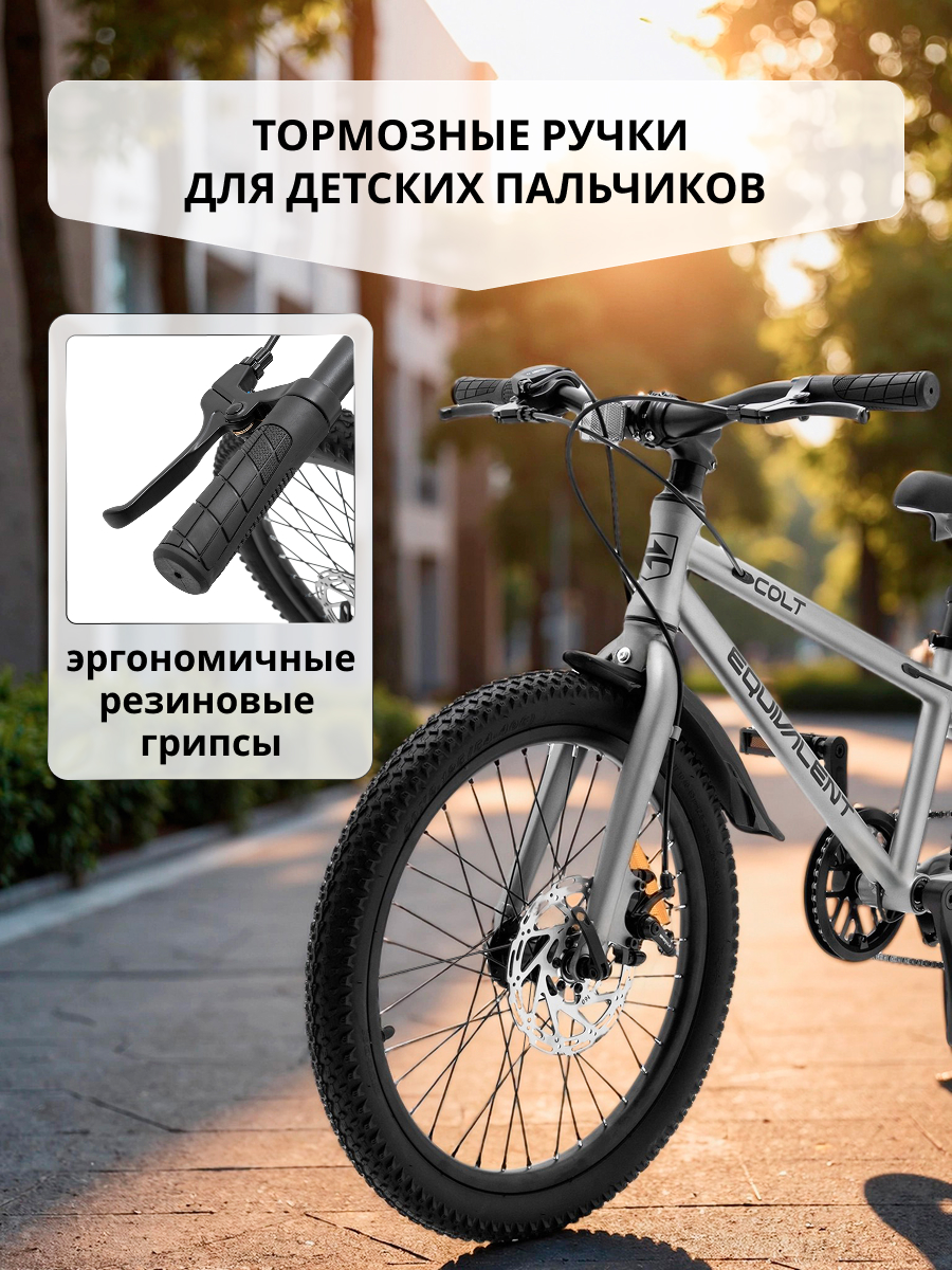 Двухколесный велосипед EQUIVALENT 20 дюймов - фото 8