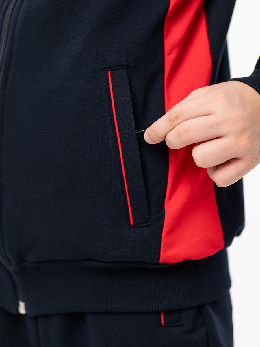 Спортивный костюм RODOS М-187/1/синий_красный - фото 7