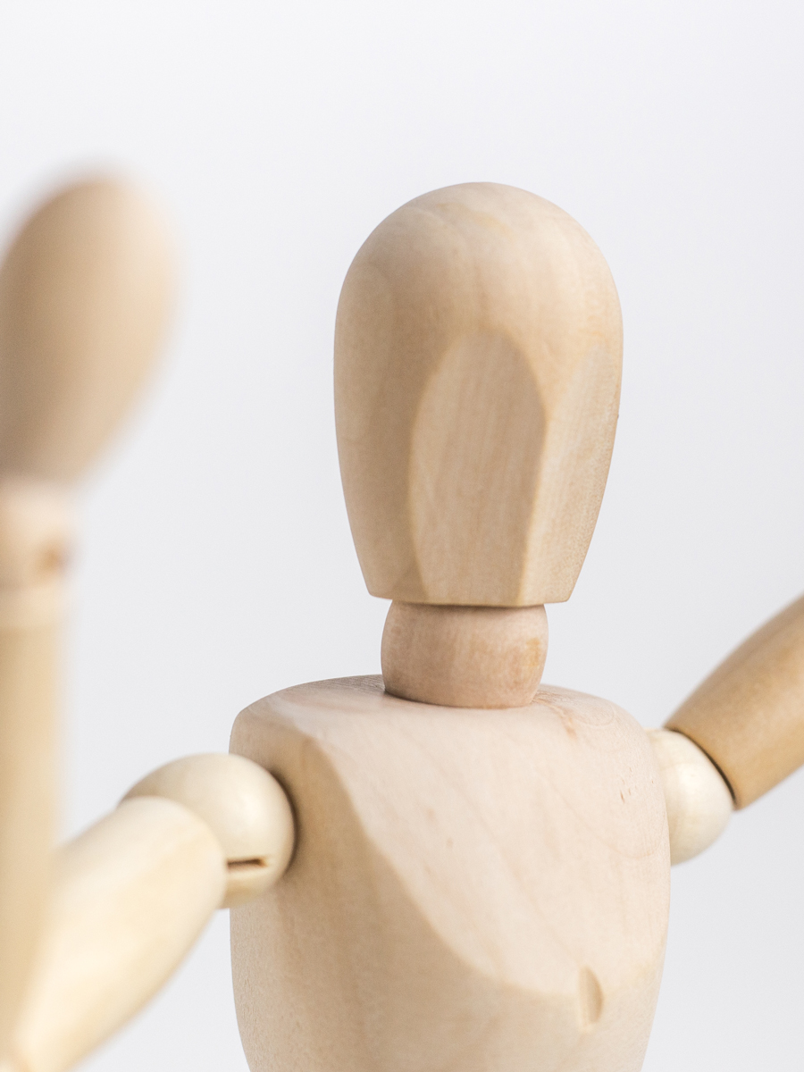 Манекен для рисования Малевичъ мужской деревянный 30 см - фото 13