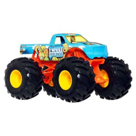 Монстр-трак Hot Wheels Monster Trucks 1:24 голубой