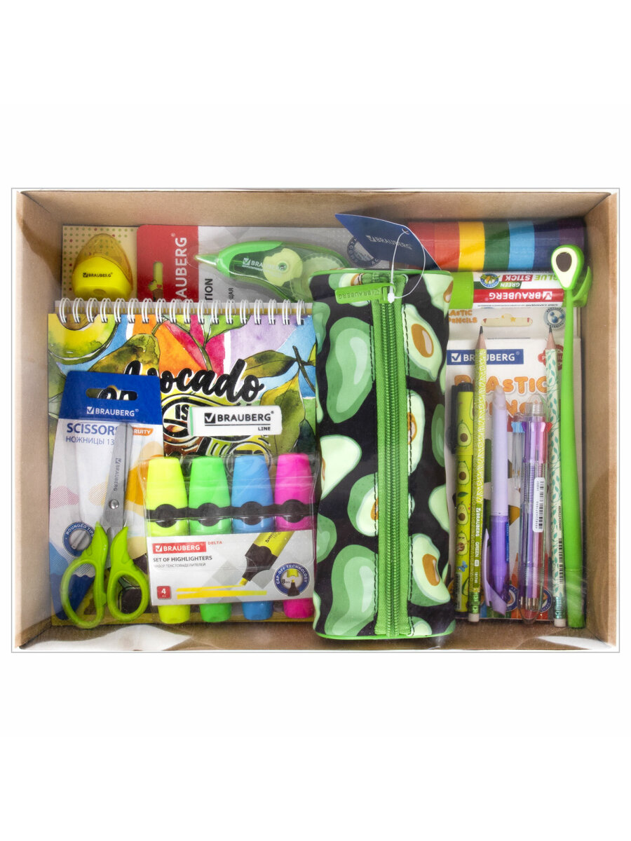 Набор канцелярский Brauberg Avocado 43 предм. - фото 19