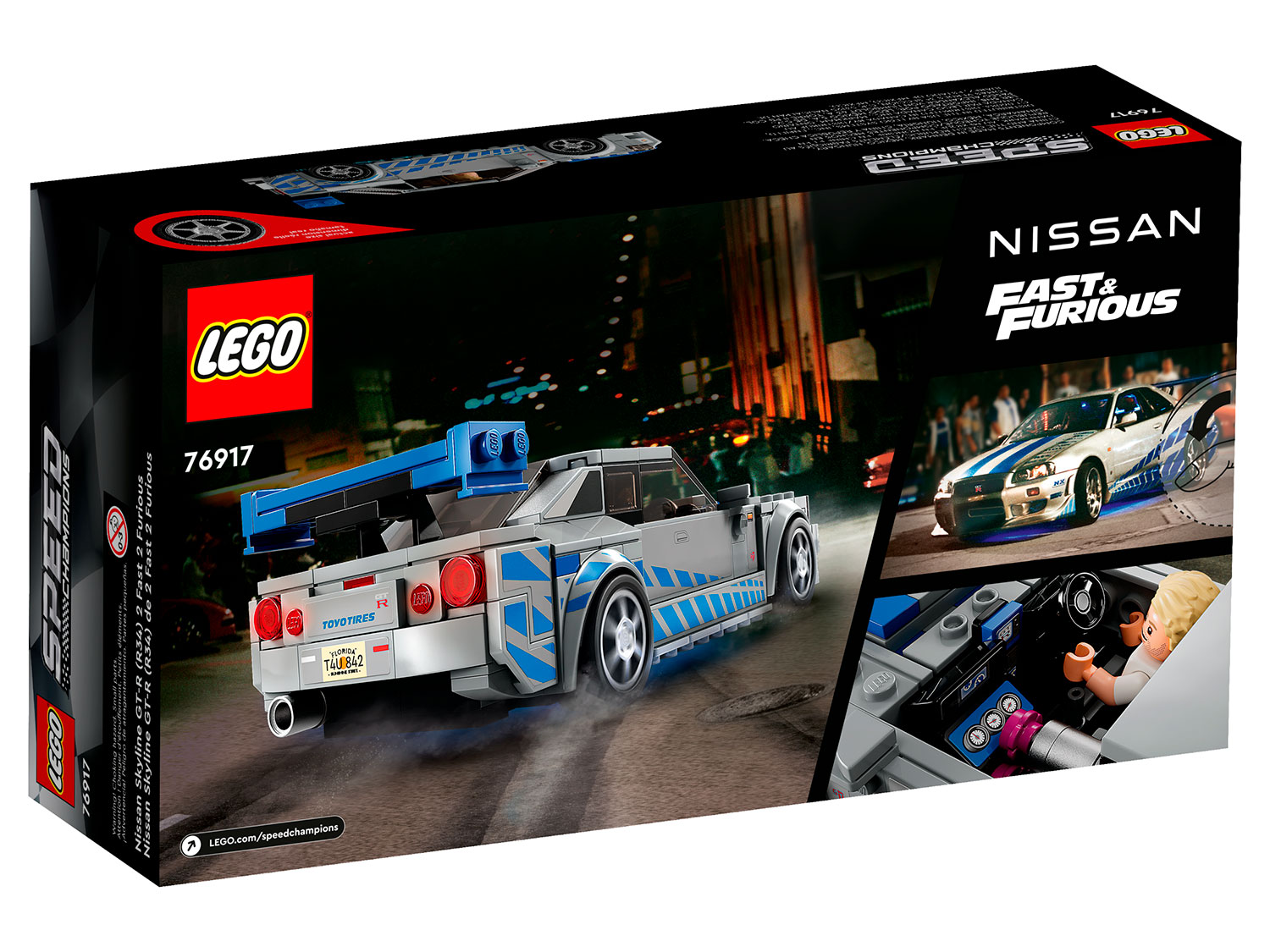 Конструктор LEGO Speed Champions Skyline GT-R блочный - фото 8