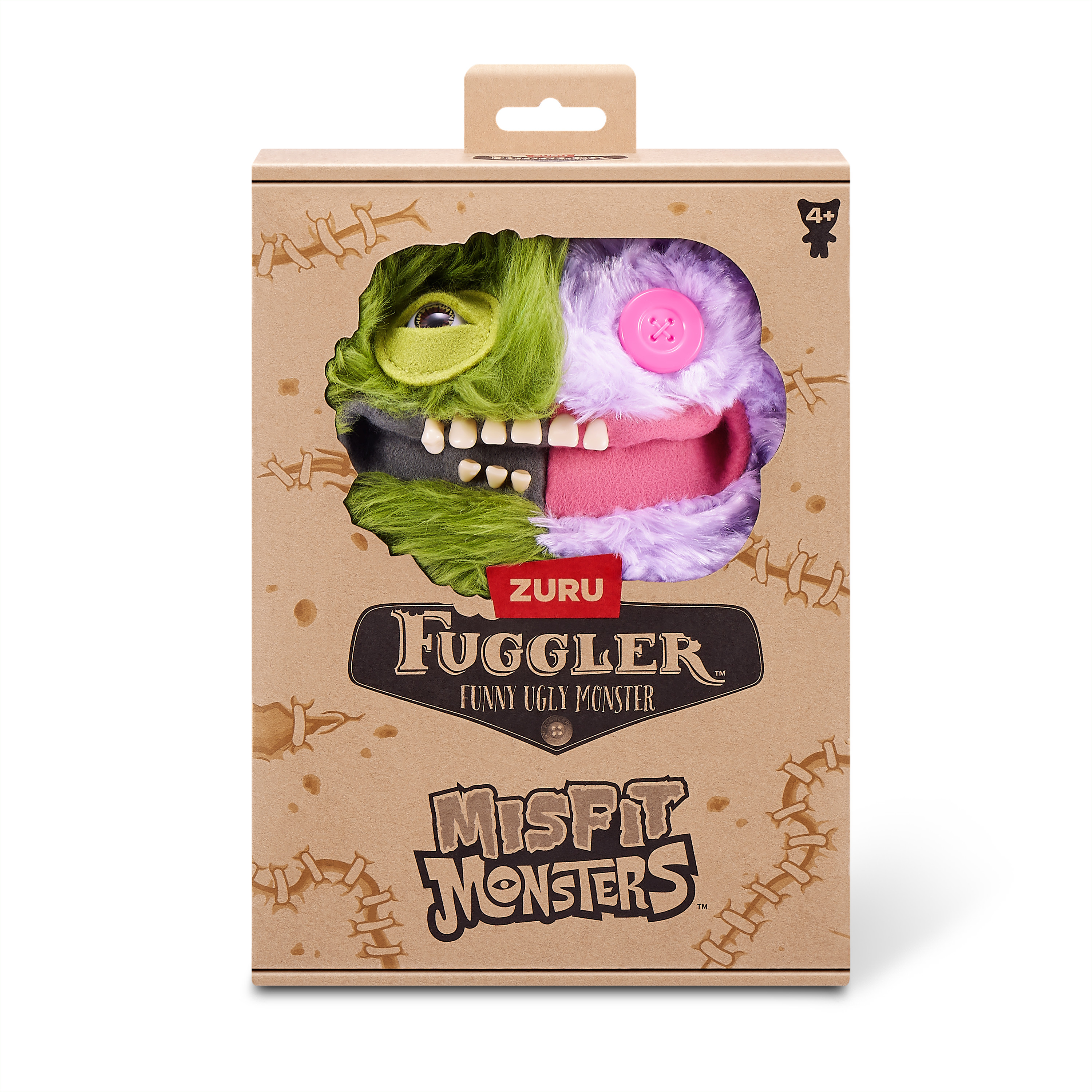 Мягкая игрушка FUGGLER Зубастик Половинки 24 см - фото 11