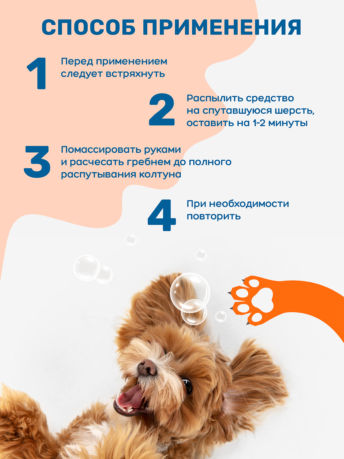 Спрей ZOORIK для легкого расчесывания шерсти 250 мл - фото 7