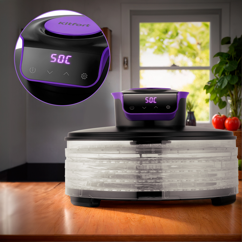 Сушилка для овощей и фруктов KITFORT КТ-1996 - фото 4