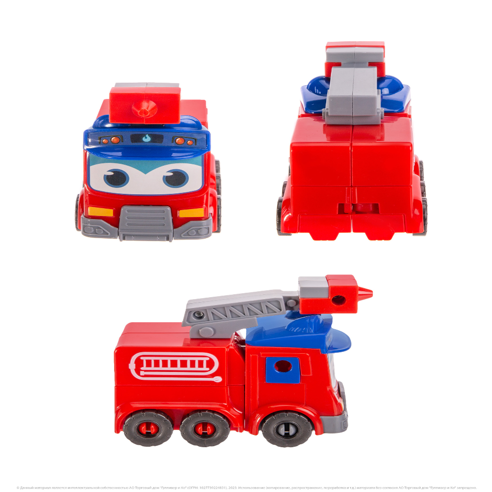 Фигурка GoGo Bus робот Пожарная машинка - фото 5