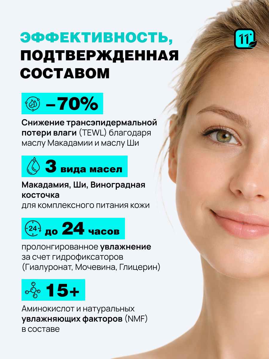 Крем 11i professional питание, восстановление 50 мл 1 шт. - фото 3