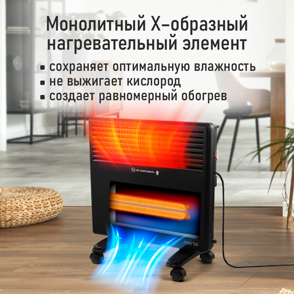 Конвектор электрический MARTA MT-CH2455A - фото 2