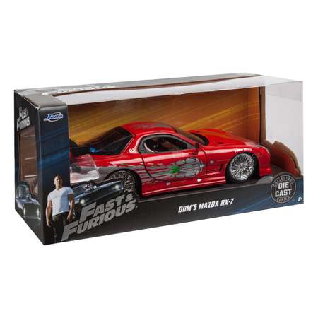 Автомобиль Fast and Furious 1:24 красный