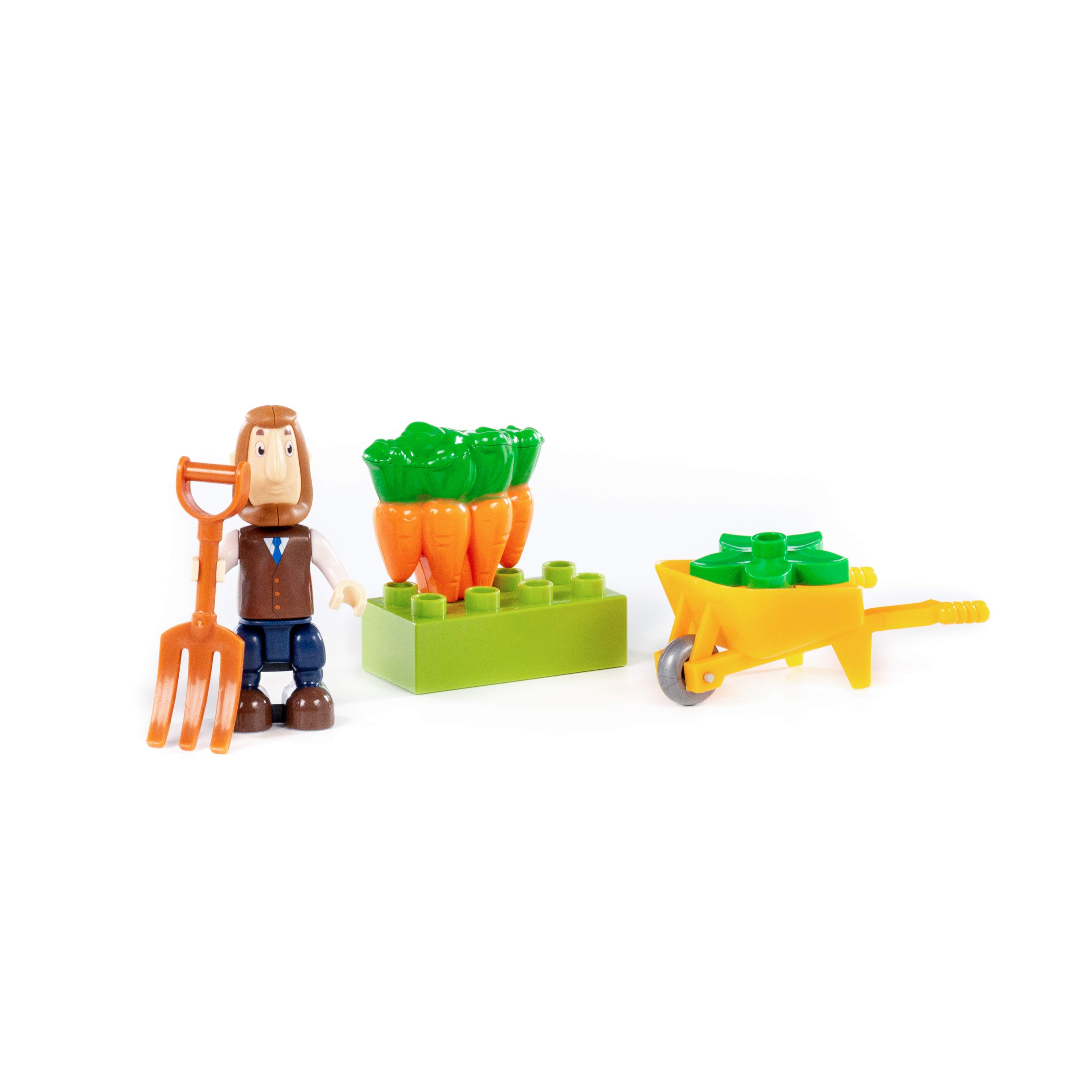 Конструктор Полесье Папа в огороде 6 дет. - фото 5