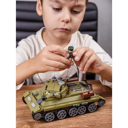 Конструктор BAZUMI Советский танк Т-34 блочный