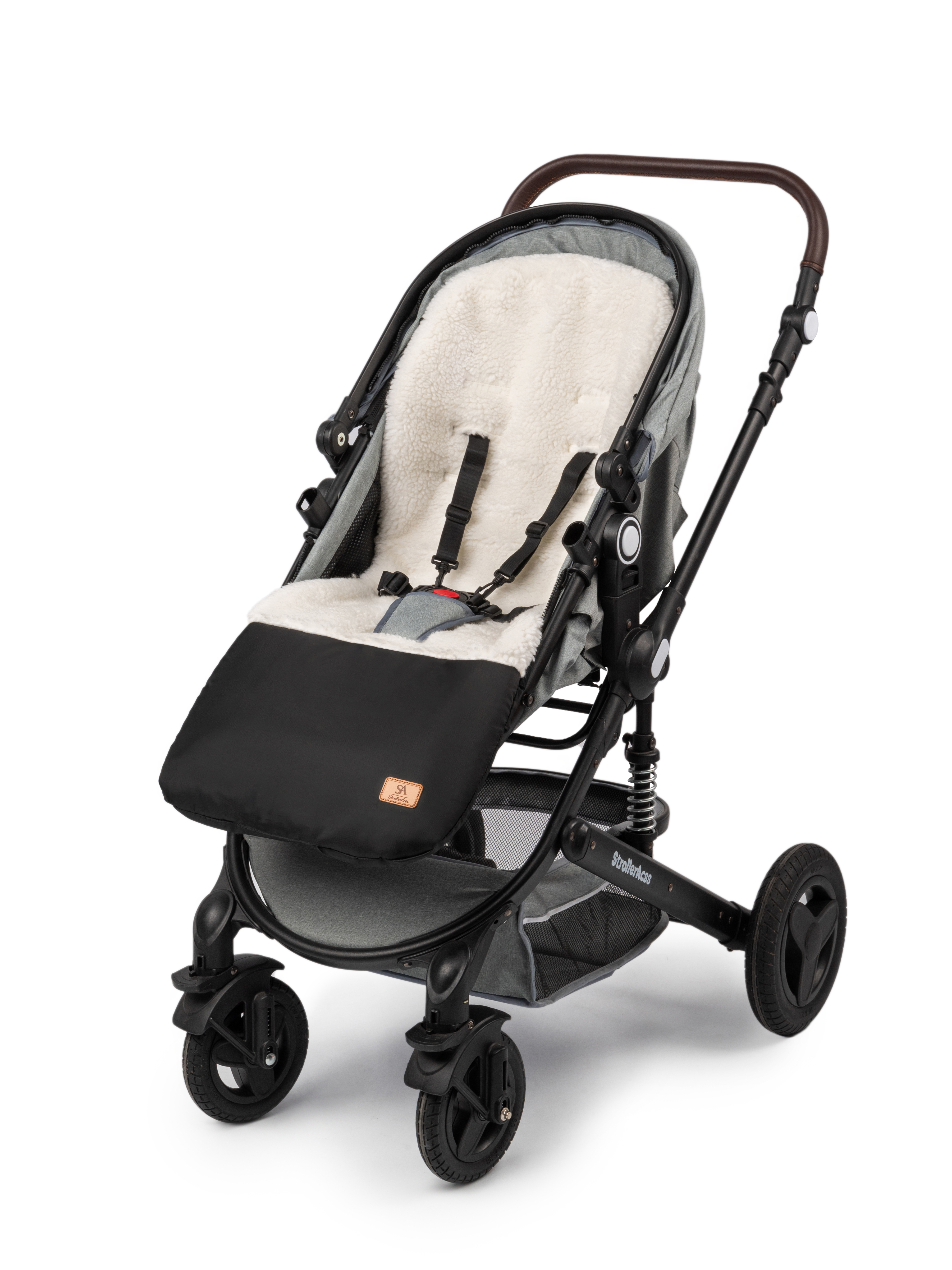 Сменный текстиль StrollerAcss SA505/Овчина.черный - фото 8