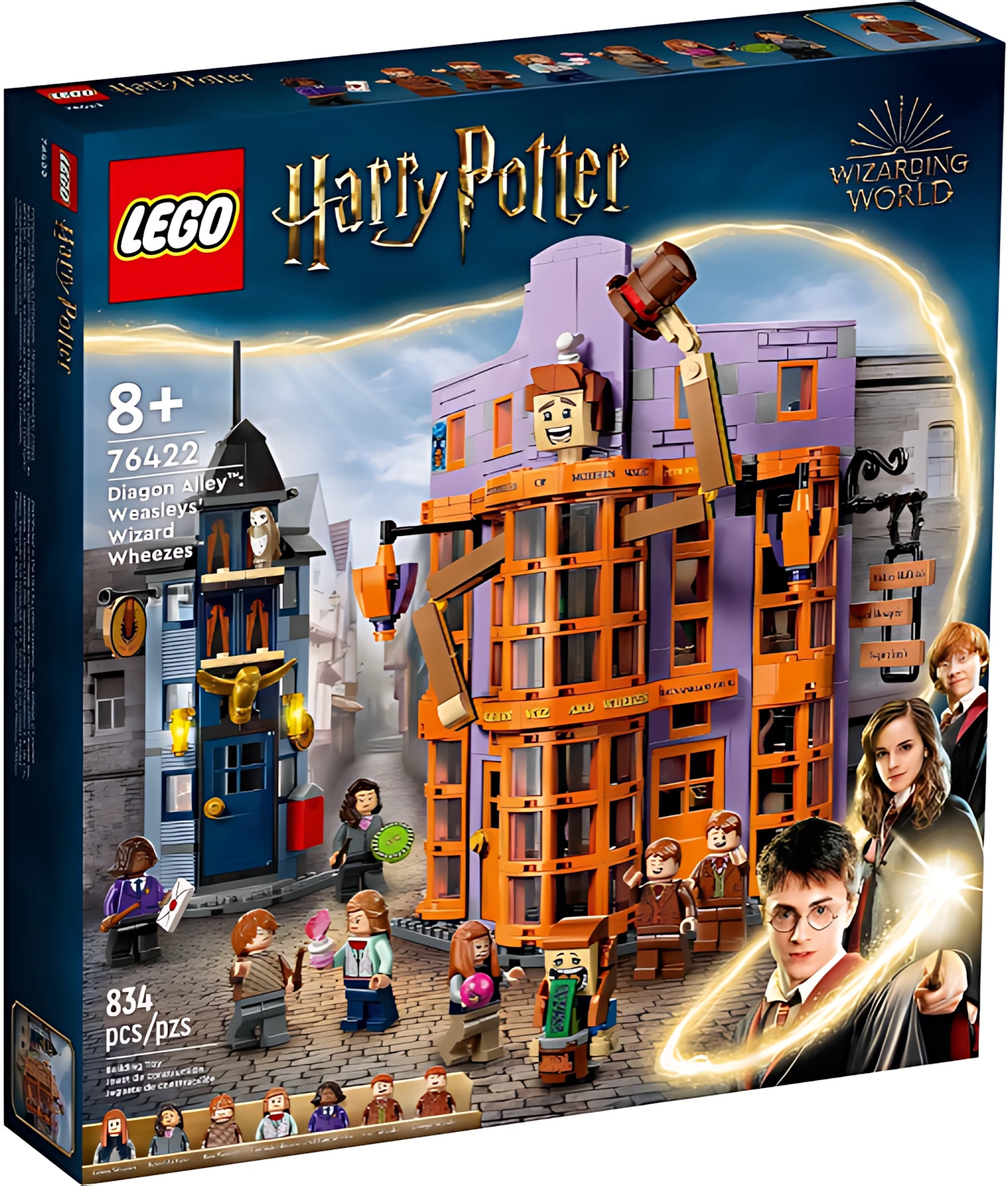 Изображение товара Конструктор LEGO Harry Potter 76422 Косой переулок, 834 детали, волшебная магия