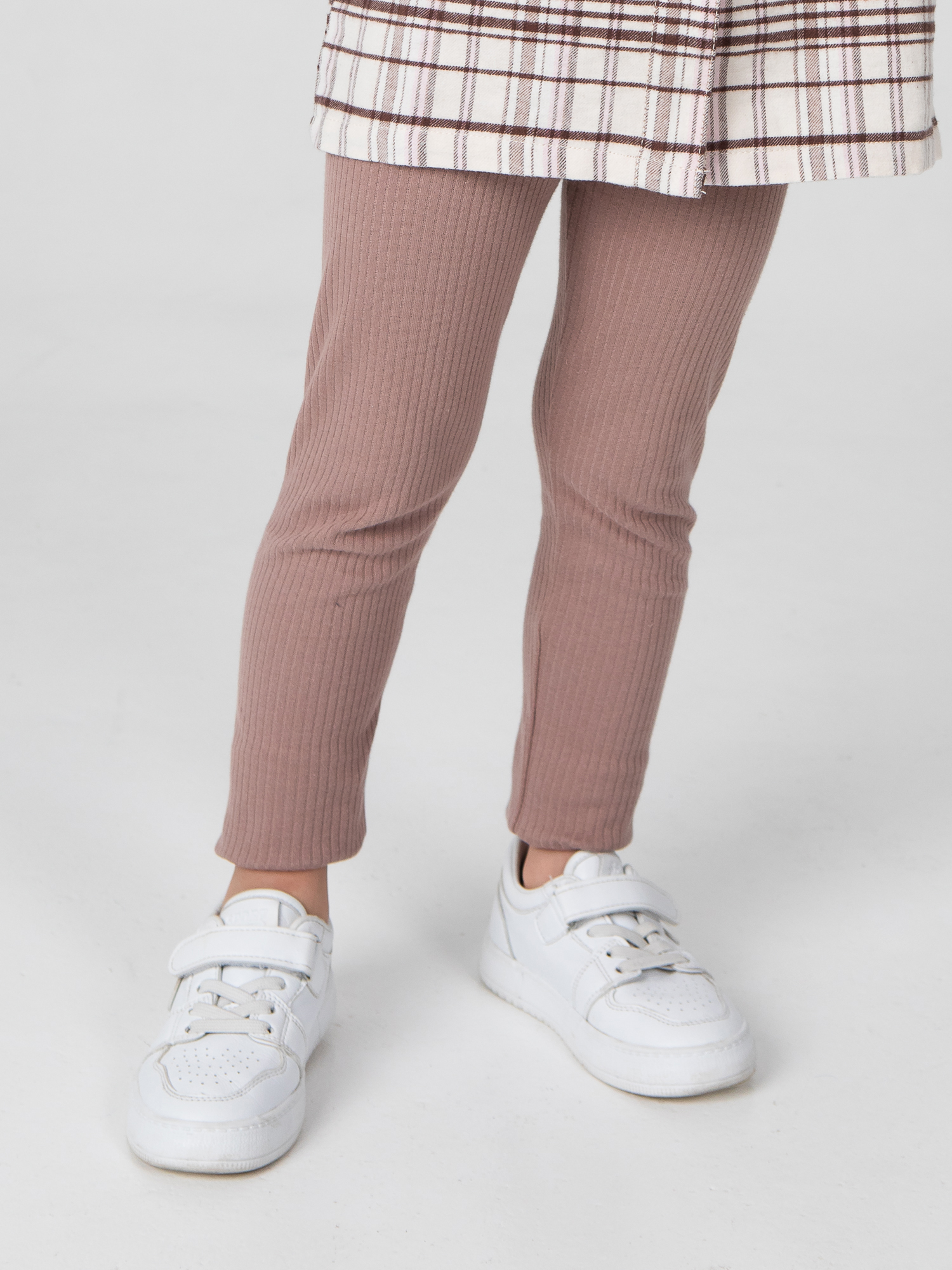 Леггинсы LEVA леггинсы для девочки_рубчик - фото 9