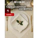 Набор из 4 сервировочных салфеток Wellness Лувр 17