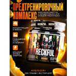 Предтренировочный комплекс Reckful для энергии и выносливости со вкусом Апельсина 30 порций