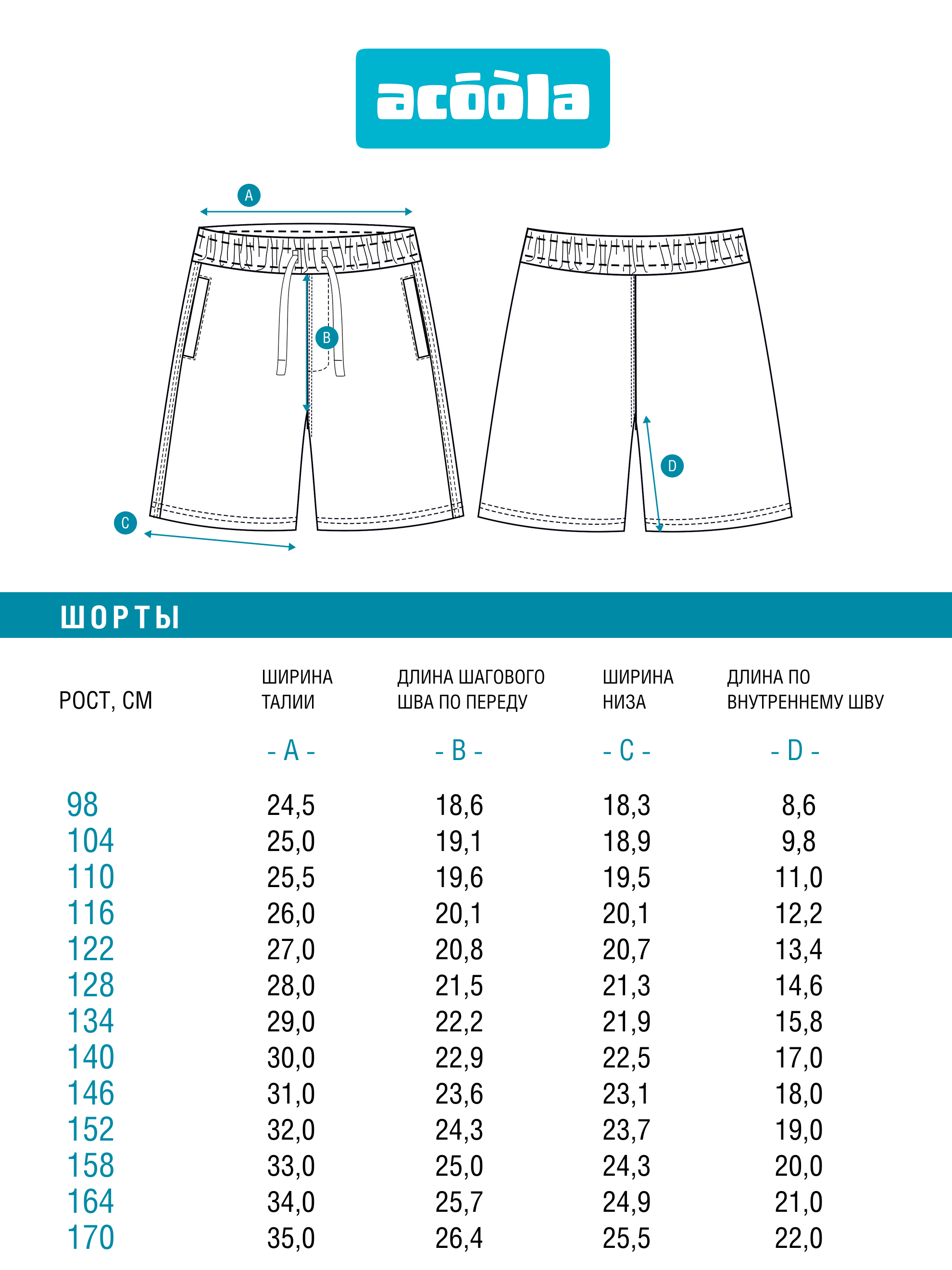 Шорты Acoola 20130420030_0096485 - фото 9