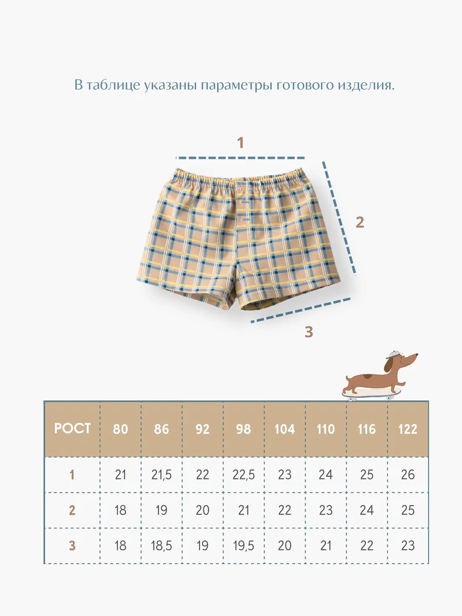 Трусы 4 шт LESIKIDS 732 - фото 13