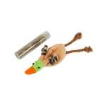 Игрушка для кошек Barbaks Утка-антистресс со съемной кошачьей мятой 16см