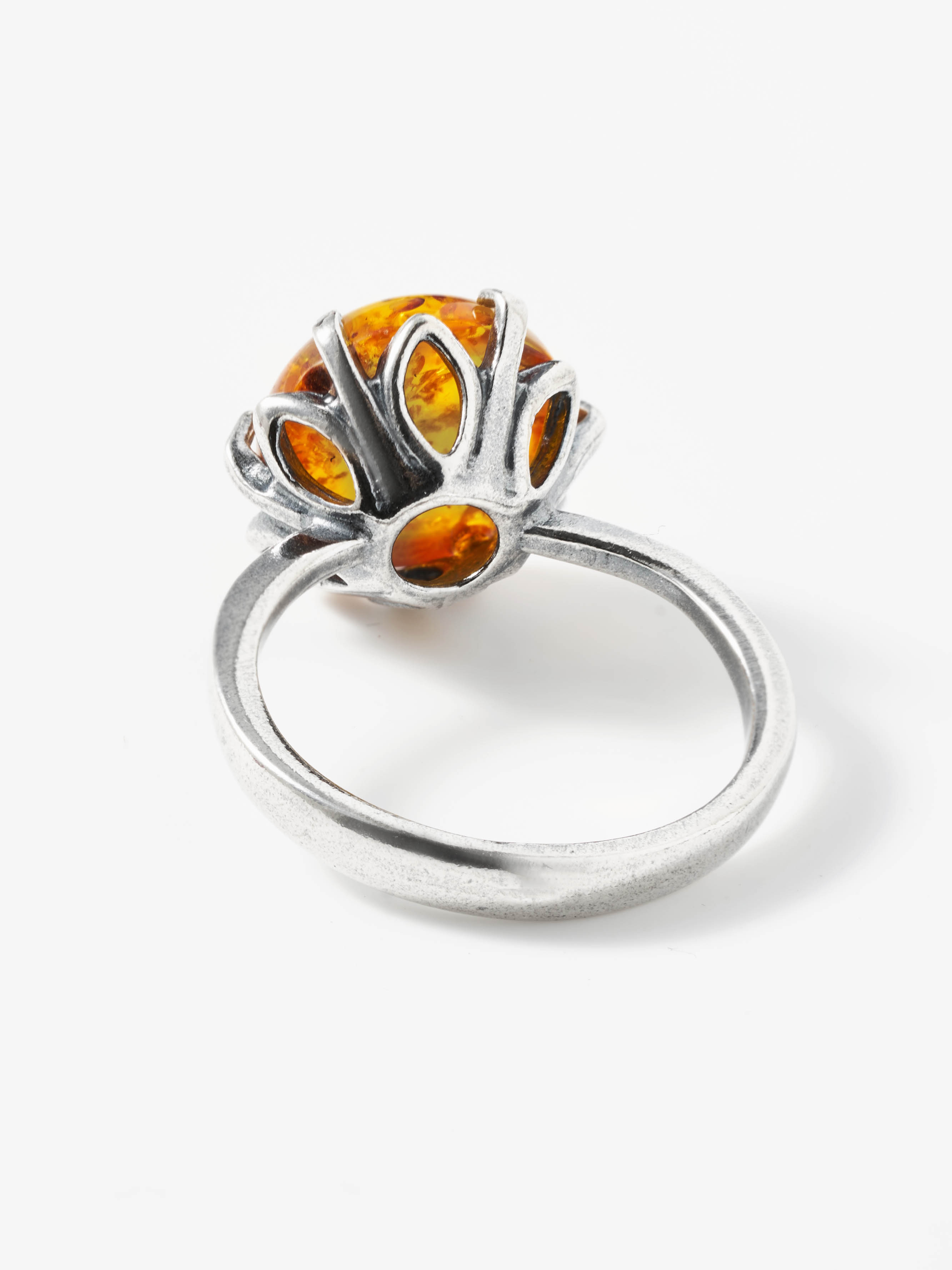 Кольцо Shine and Beauty 80296-66-к-янтарькоричневый - фото 4