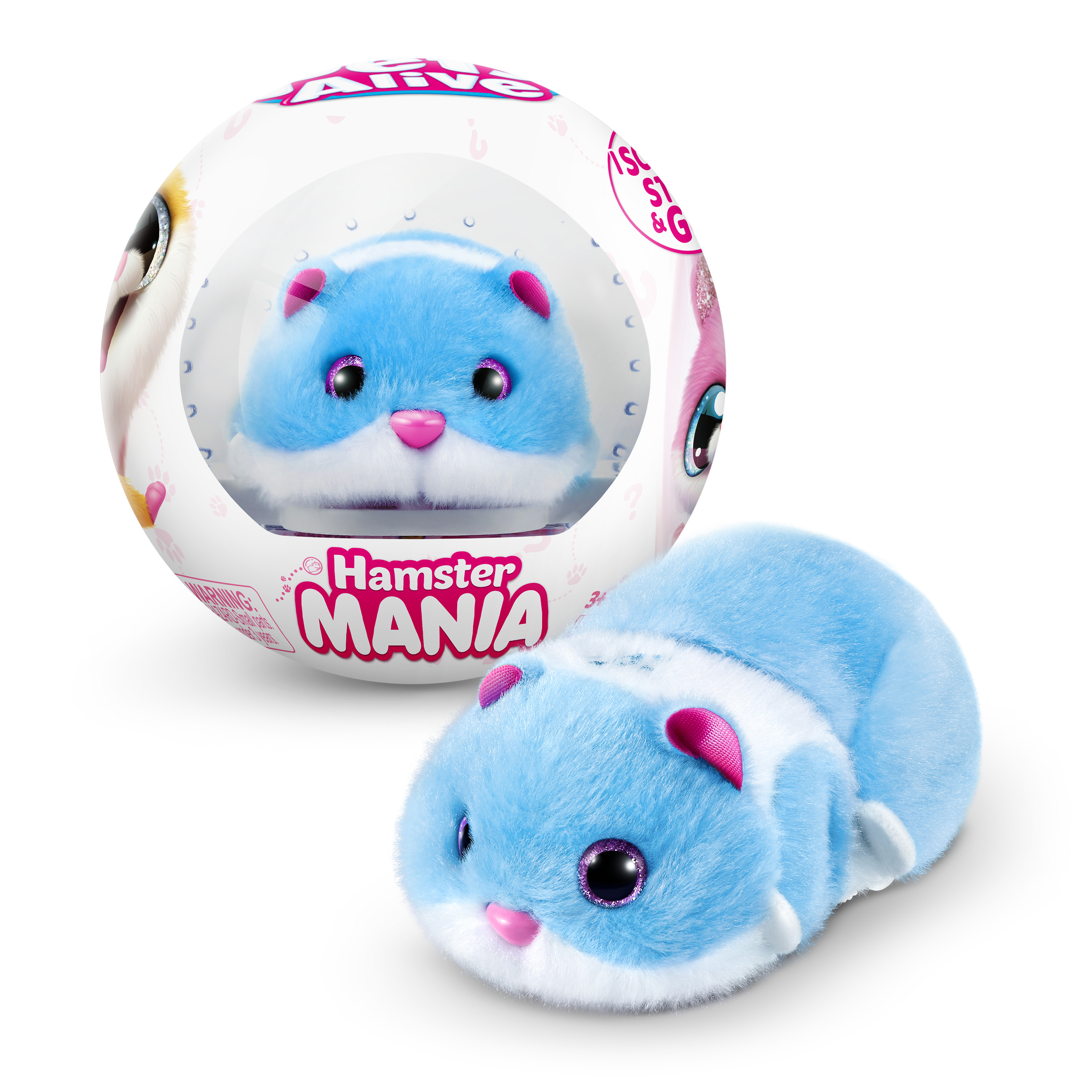 Мягкая игрушка Zuru Pets Alive хомяк Hamstermania Шар - фото 12