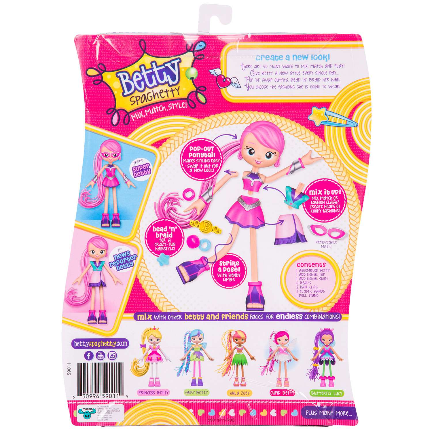 Кукла мини Betty Spaghetty в ассортименте 59014 (59011 59012 59013 59022 59023 59024) - фото 14