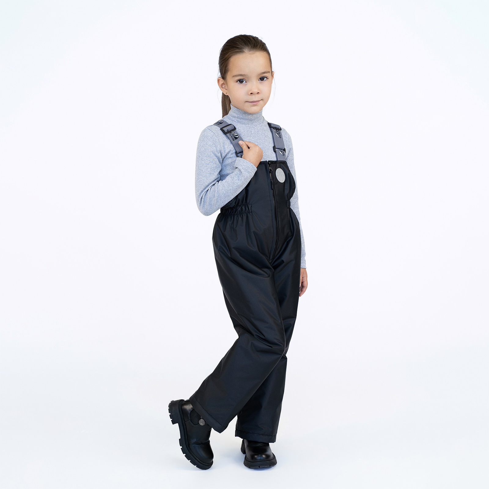 Полукомбинезон Arctic kids 60-013 черный - фото 12