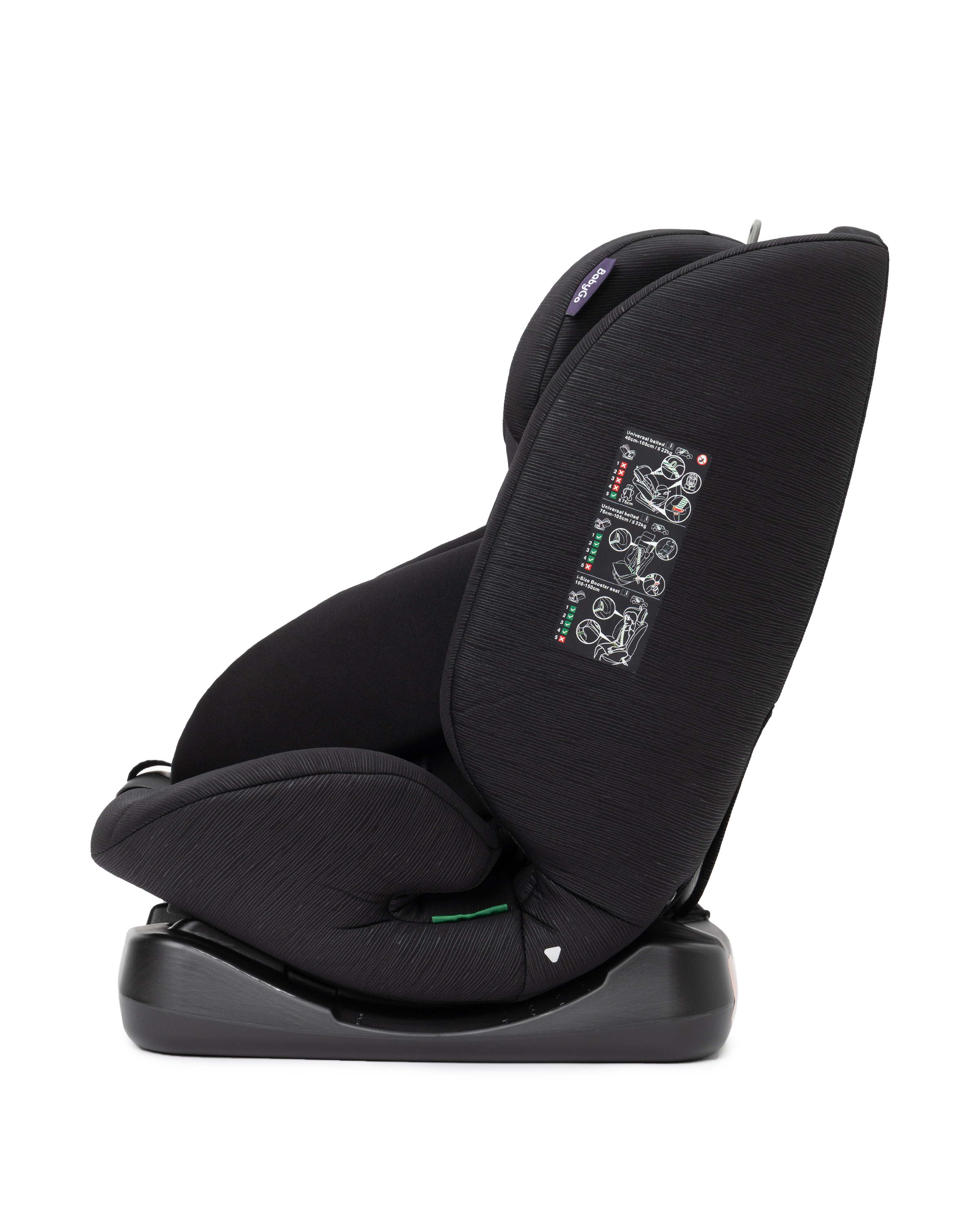 Автокресло BabyGo 4-Stage 0+/1/2/3 (0-36 кг) черный - фото 4