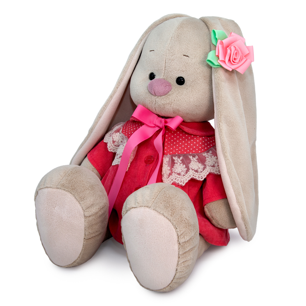 Мягкая игрушка BUDI BASA Зайка Ми Большой в коралловом пальто 34 см SidL-516 - фото 2