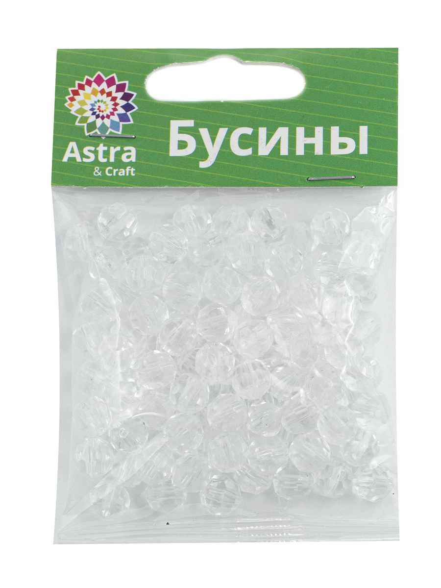 Набор для творчества Astra Craft бусины акрил 8 мм 25 г круглые - фото 5