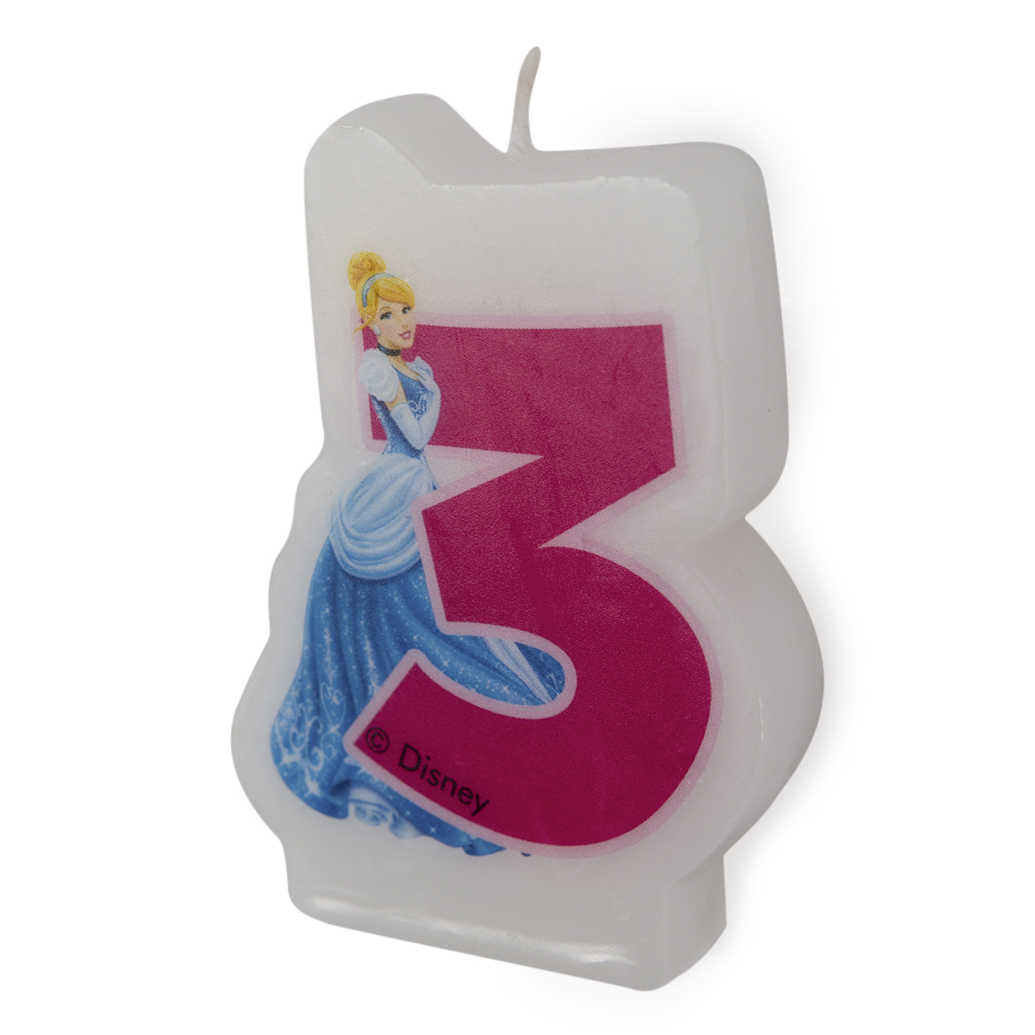 Праздничная свеча Disney Princess Princess Цифра 3 - фото 2