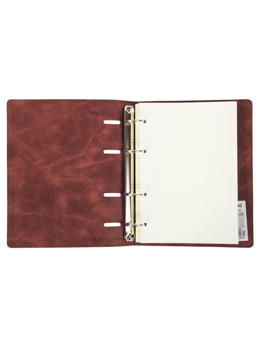 Тетрадь со сменным блоком Brauberg клетка 120 лист. - фото 9