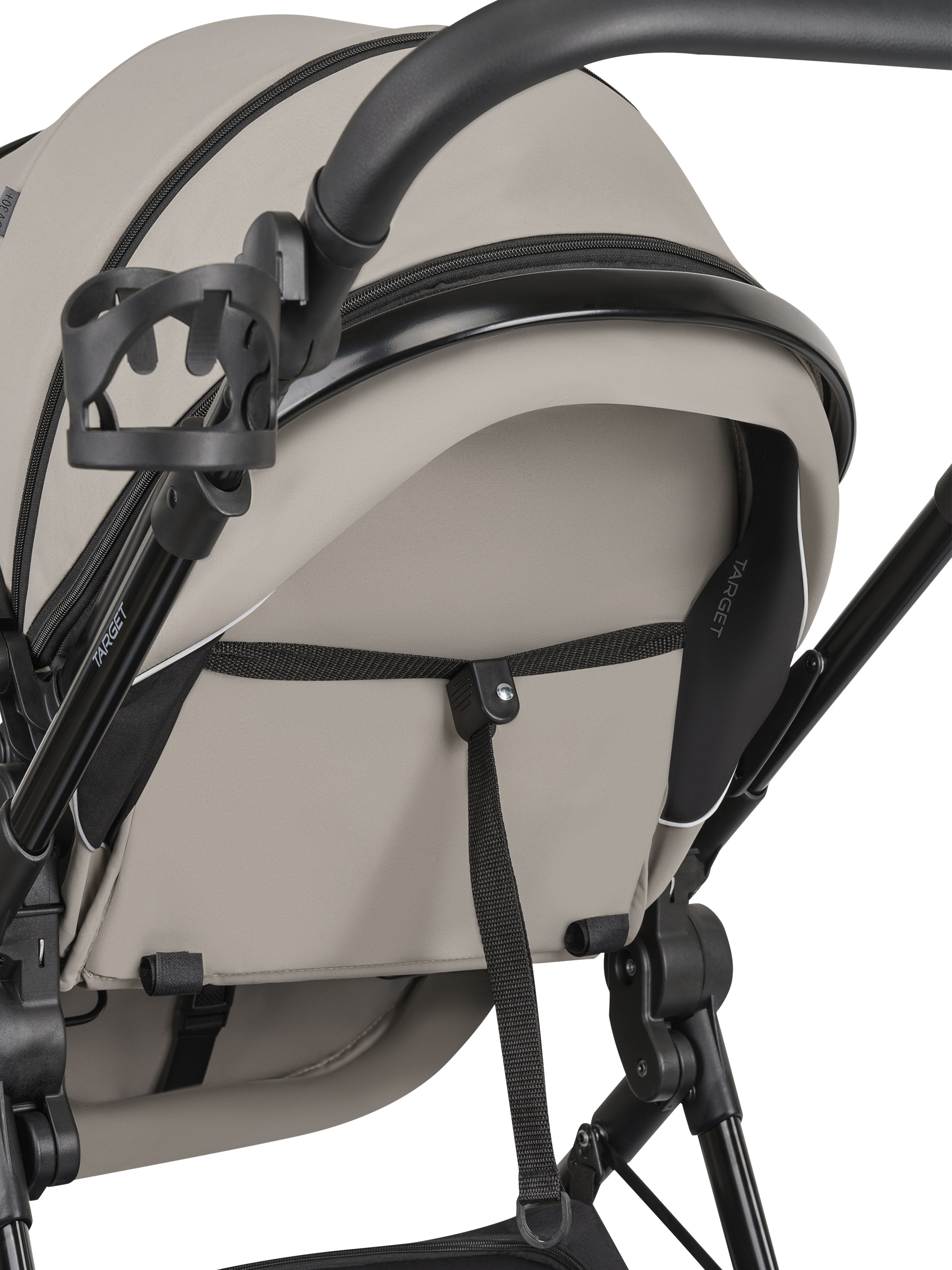 Коляска трансформер Indigo TARGET 3в1 бежевый - фото 28