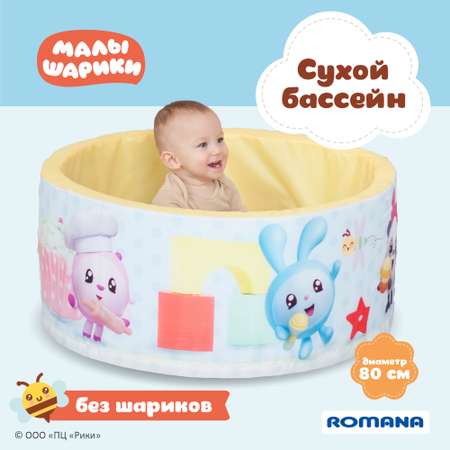 Детский сухой бассейн ROMANA Малышарики