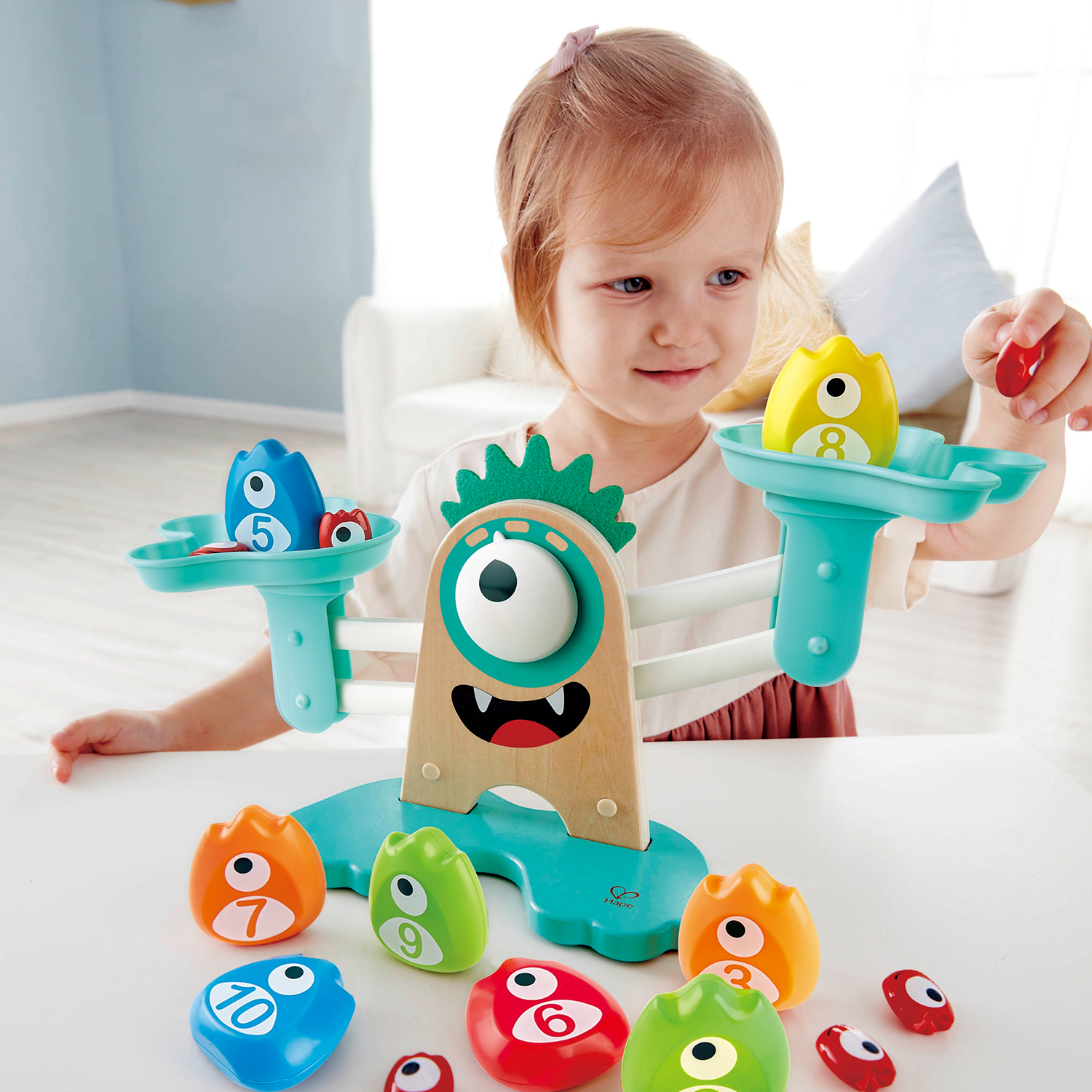 Настольная игра Hape Игрушечные весы Монстрики - фото 10