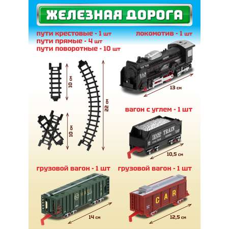 Набор железнодорожный Компания Друзей 91 см