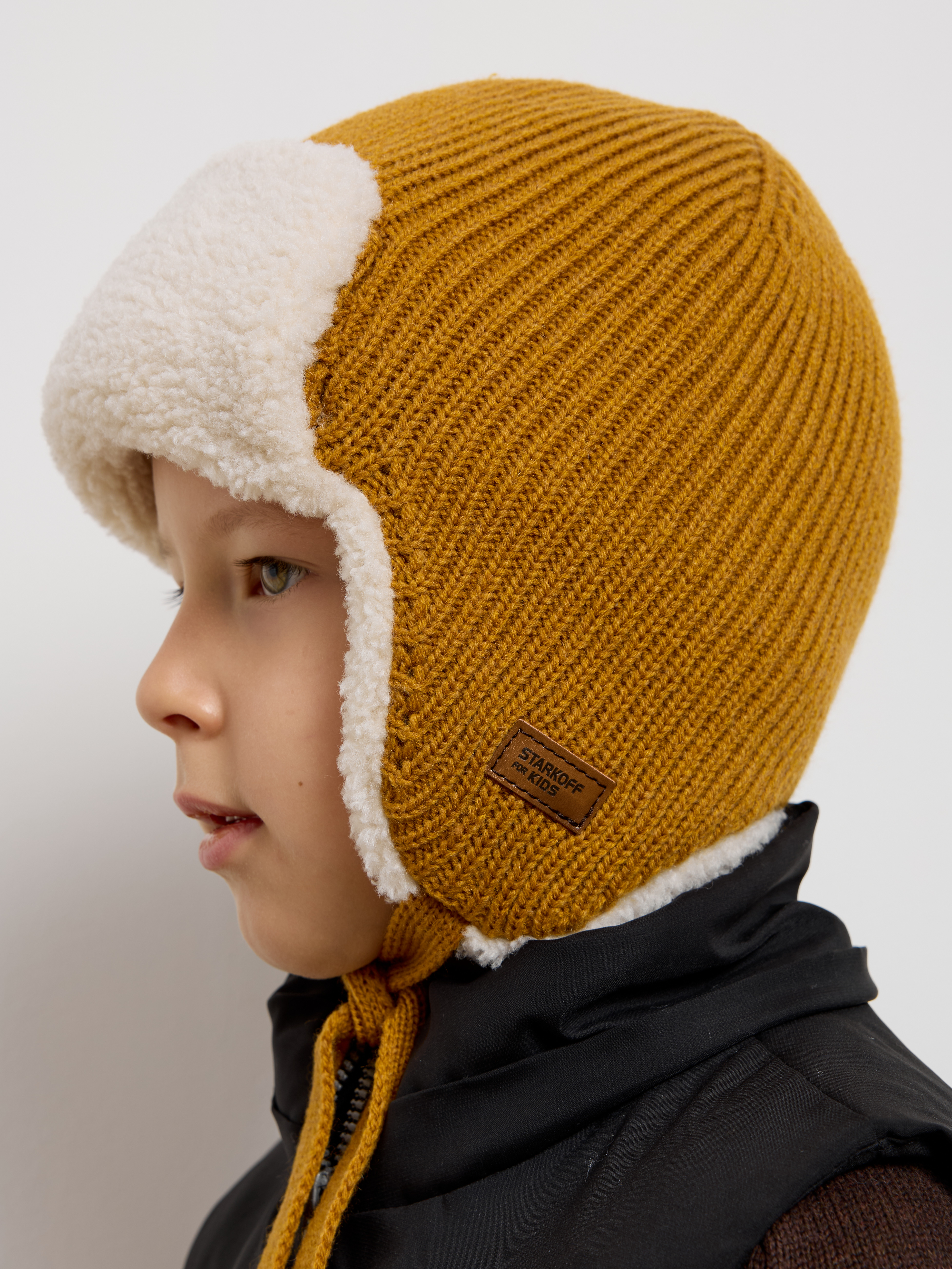Шапка-ушанка Starkoff Kids Д301118 - фото 1
