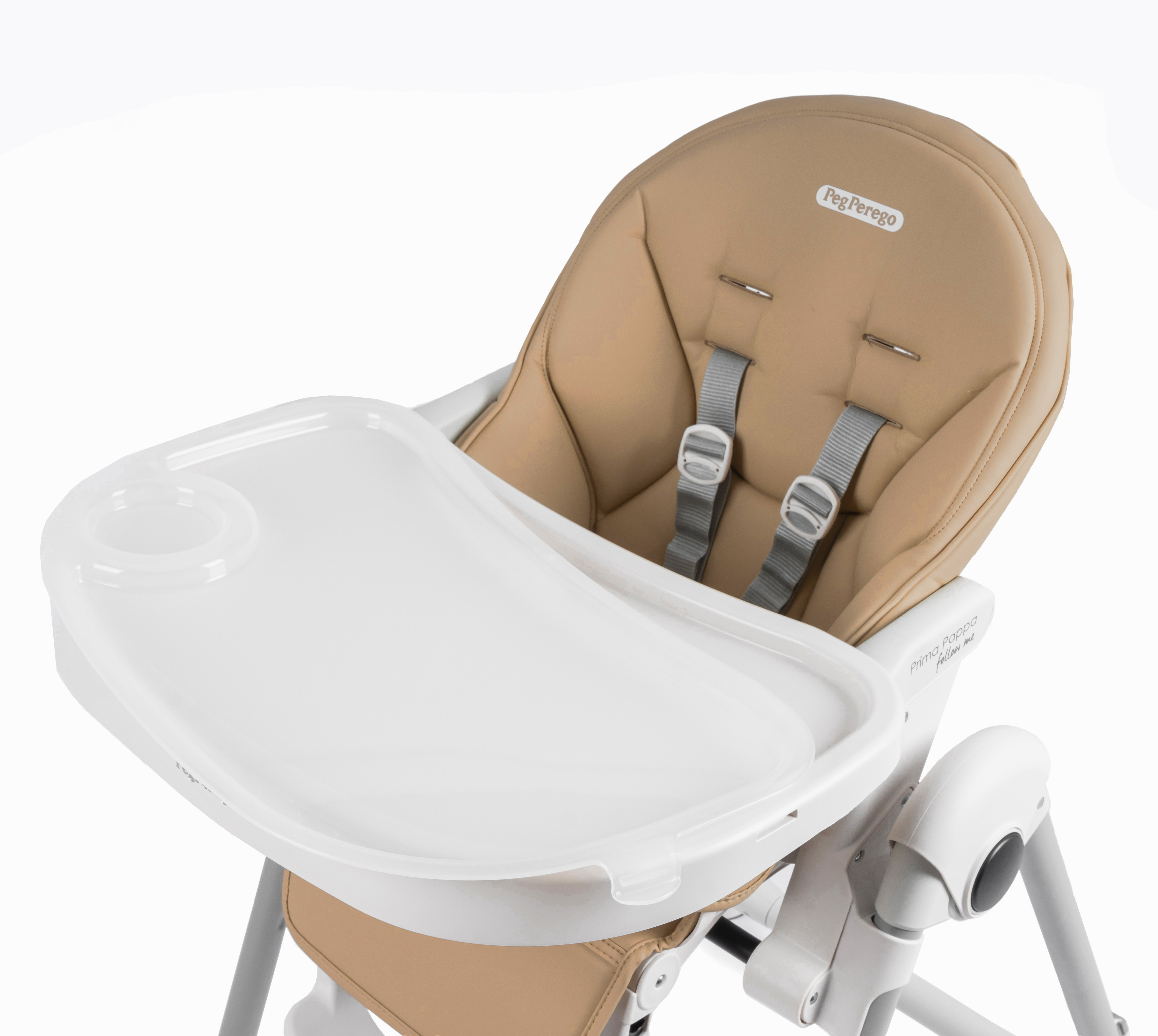 Стульчик для кормления Peg-Perego Prima Pappa Follow Me бежевый - фото 10