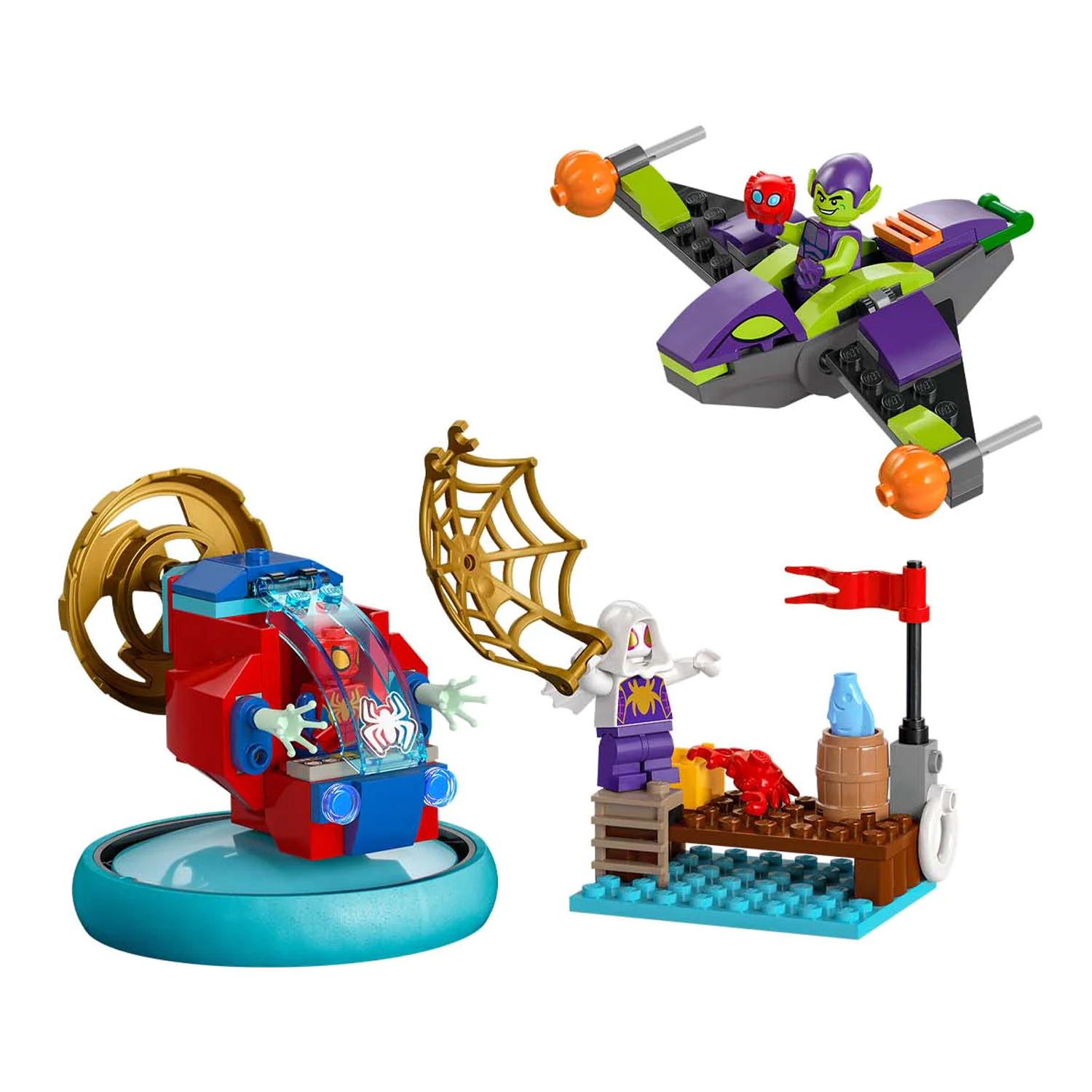 Конструктор LEGO Marvel Super Heroes Человек-Паук vs Зелёный Гоблин блочный - фото 8