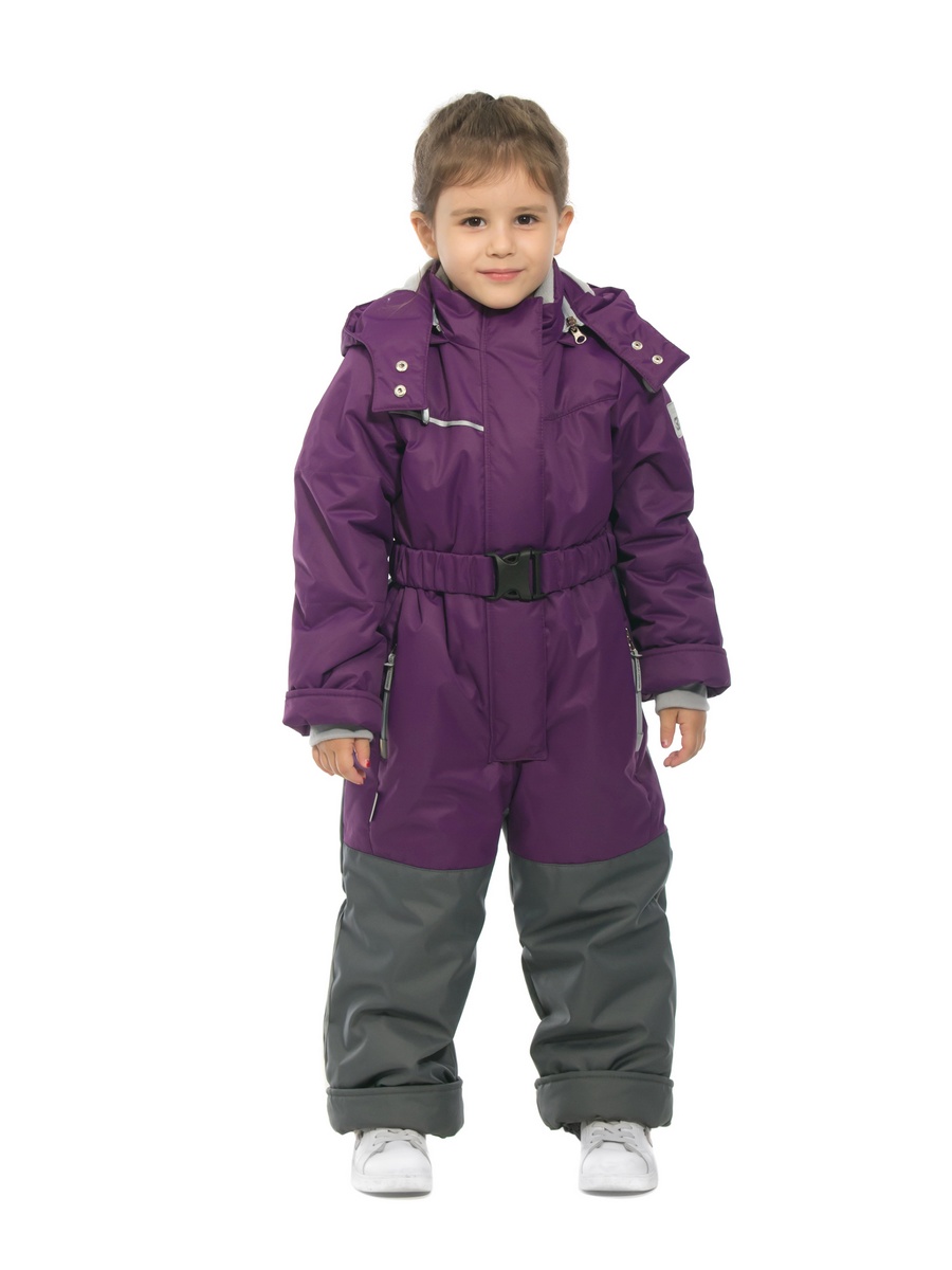 Комбинезон GooDvinKids цвет фиолетовый страна производства Россия ⚡️ заказать за 9144 ₽ в интернет-магазине Детский мир. Размеры в наличии 104, 110, 116, 122. Бесплатная доставка. Читайте отзывы, характеристики, смотрите 7 фото КМ22019-20/пурпур КМ22019-20/пурпур - фото 1