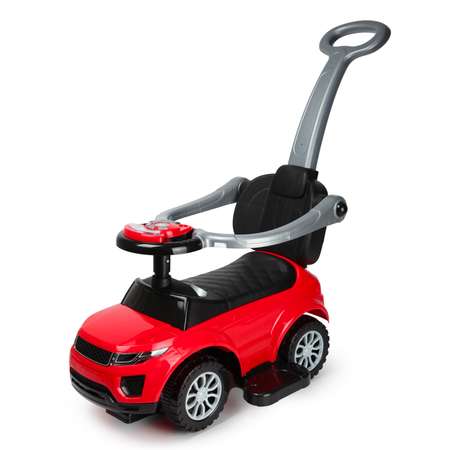 Каталка BabyGo с ручкой Красная 614W