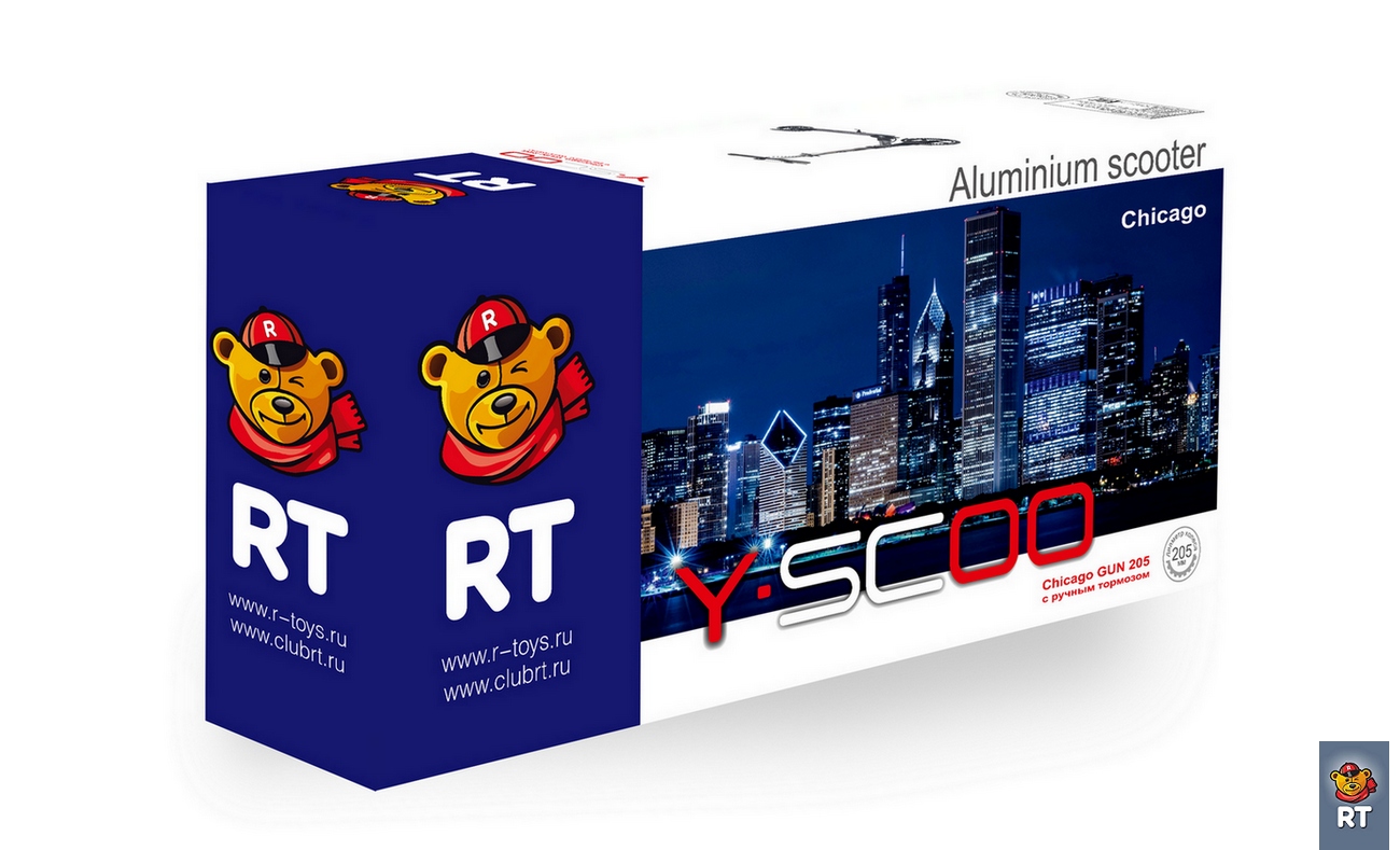 Городской самокат Y-Scoo двухколесный - фото 7