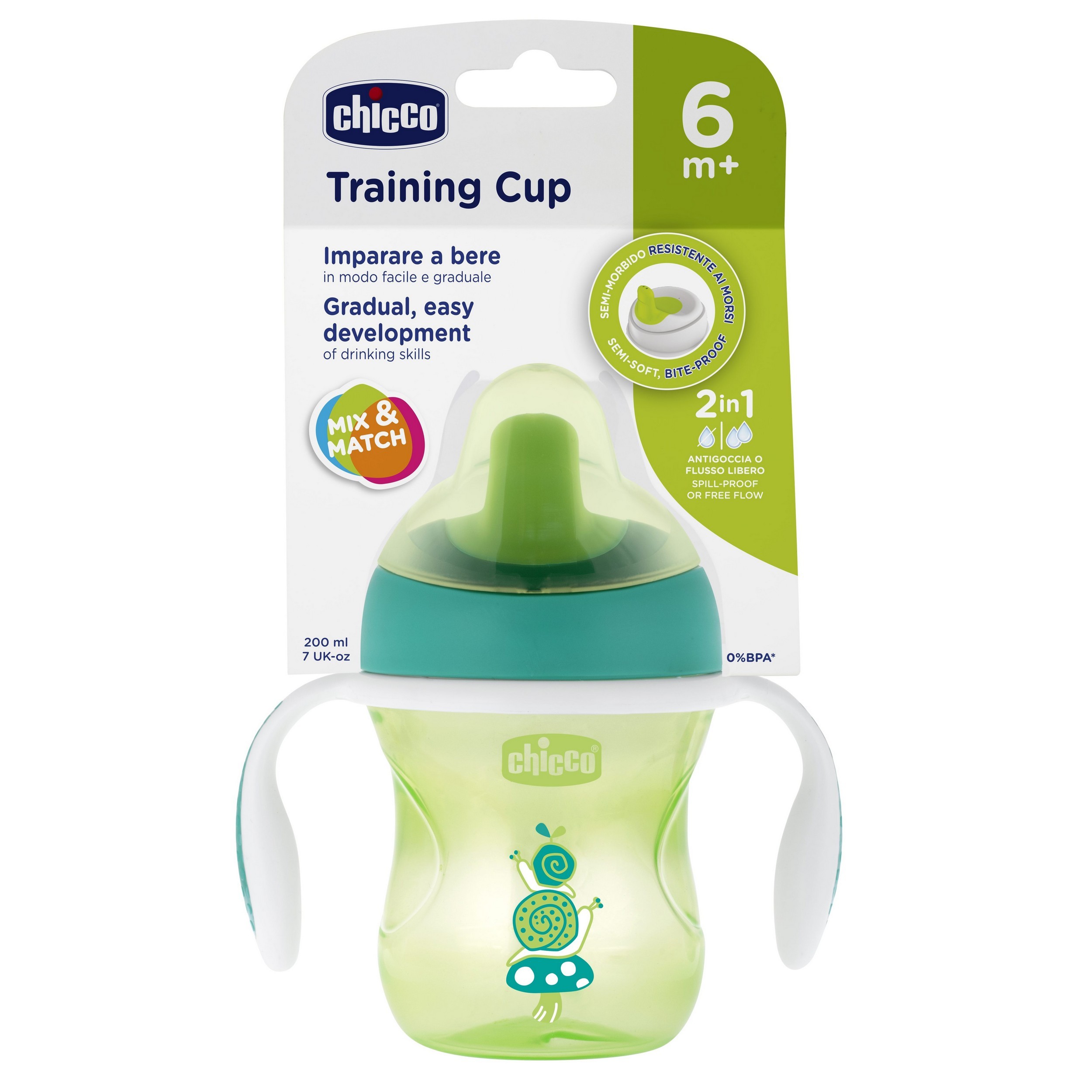 Чашка Chicco Training Cup 200 мл - фото 6