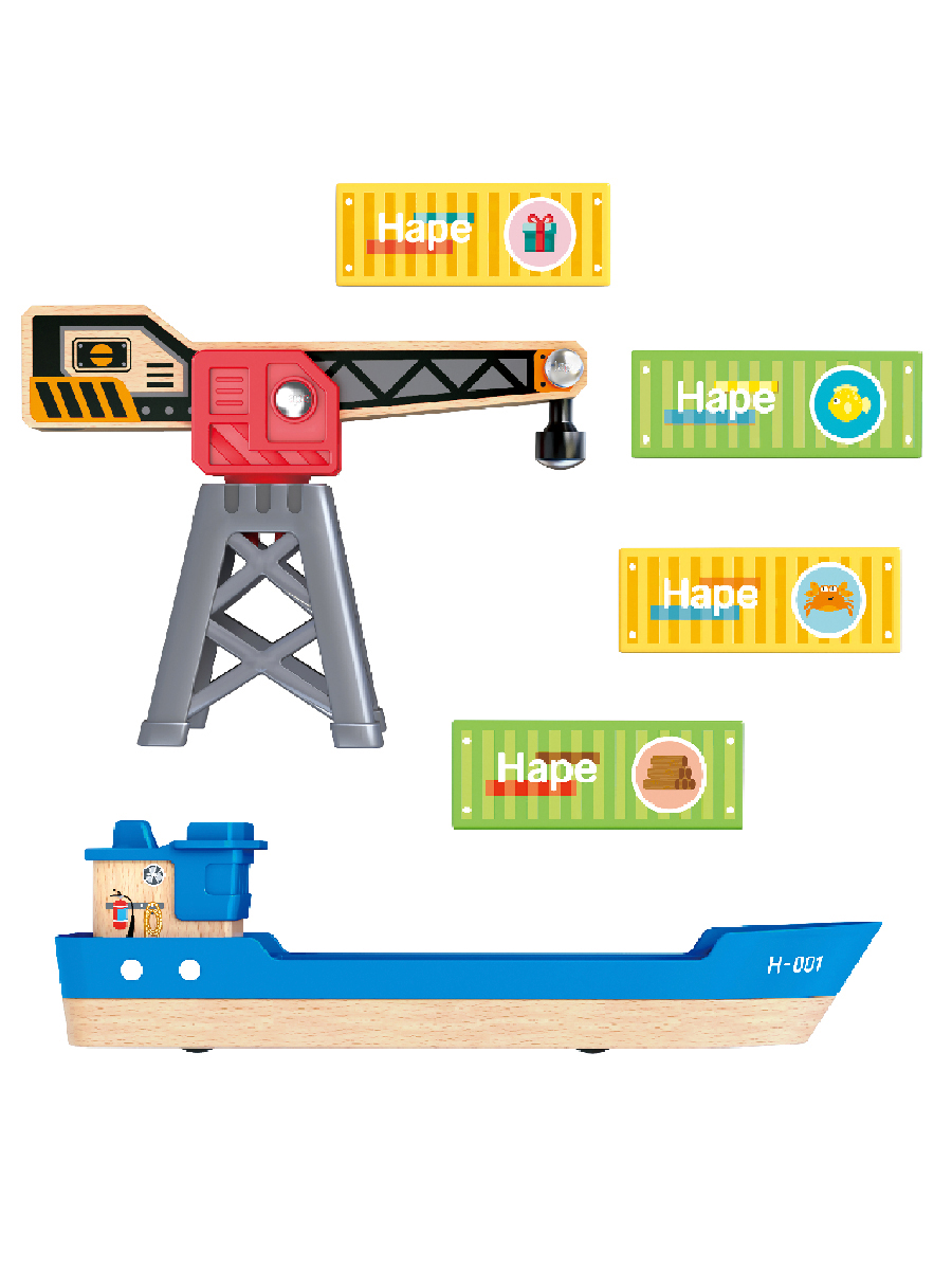 Набор железнодорожный Hape 30 см E3792_HP - фото 3
