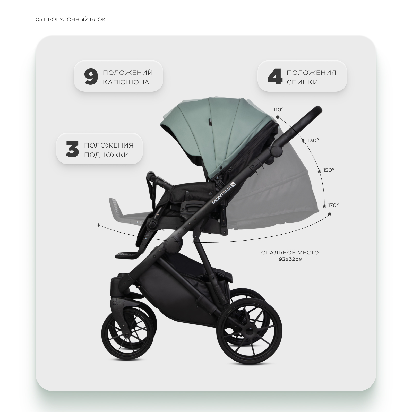 Коляска 3в1 Riko Basic Montana X Ecco бежевый - фото 6