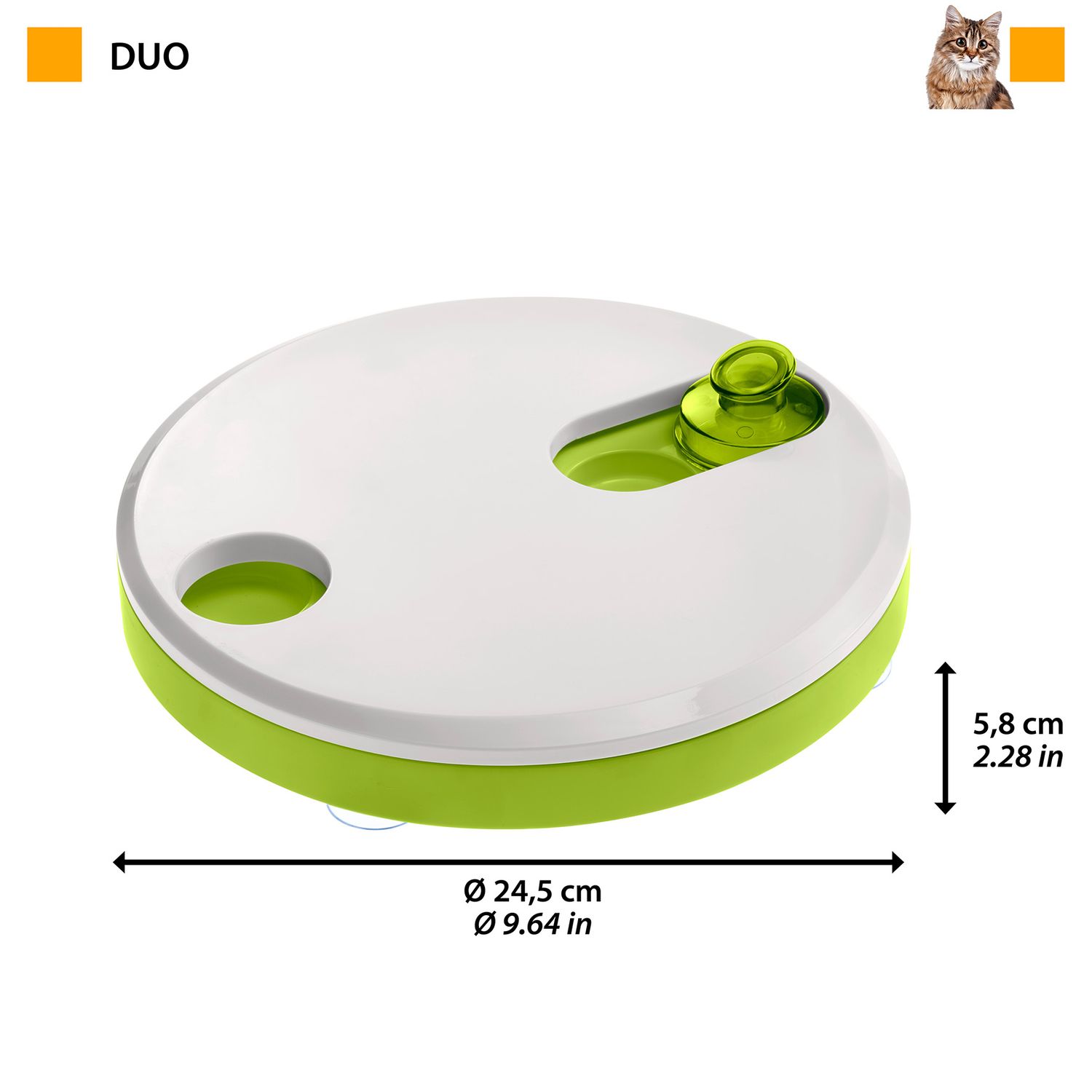 Игрушка-кормушка для животных Ferplast Duo интерактивная 85484099 - фото 5