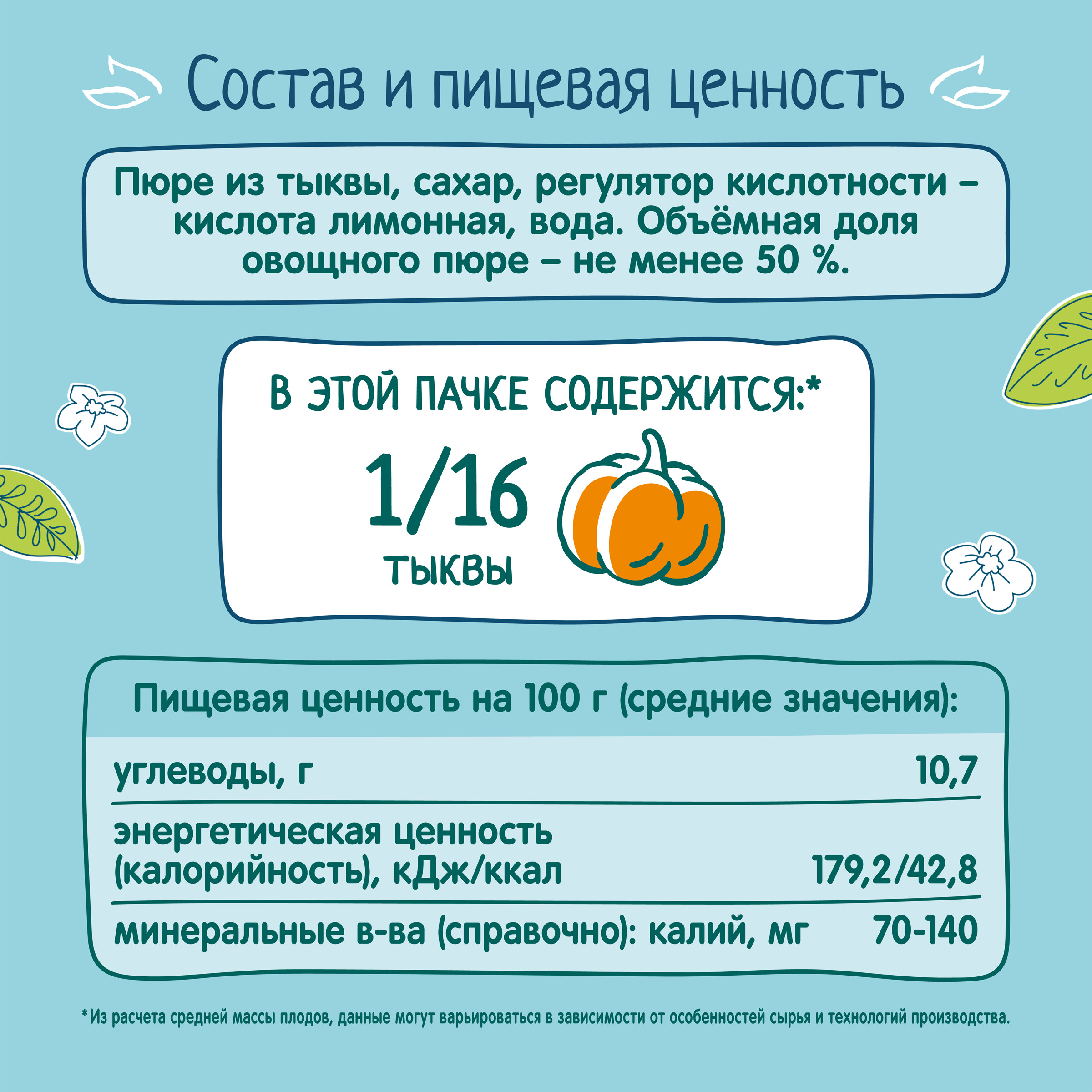 Нектар ФрутоНяня Тыква с 4 мес 0.2 л - фото 6