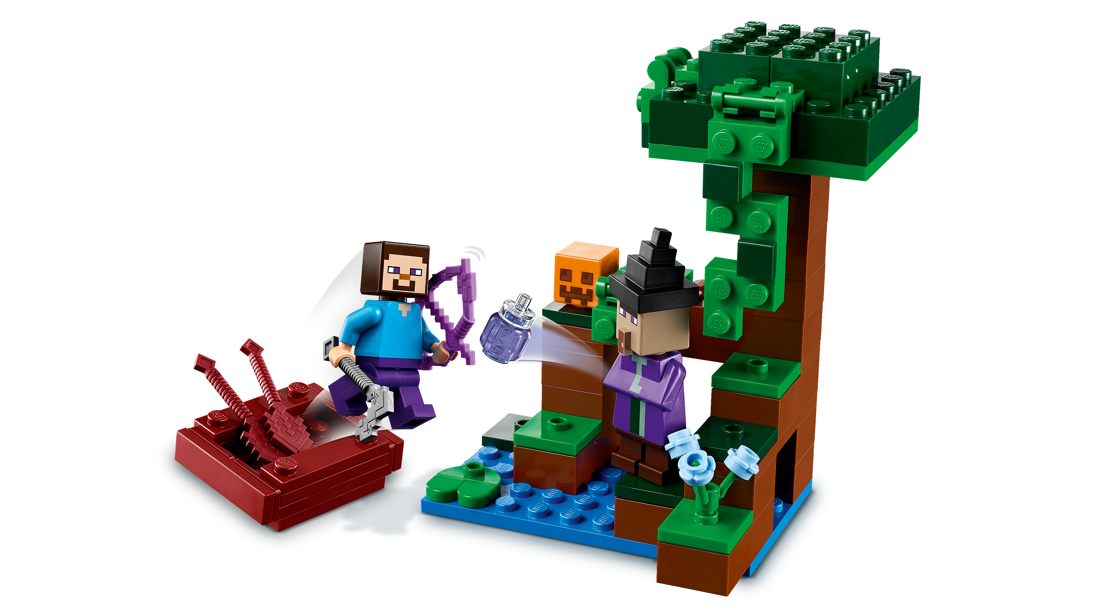 Конструктор LEGO Minecraft The Pumpkin Farm 257 дет. - фото 5